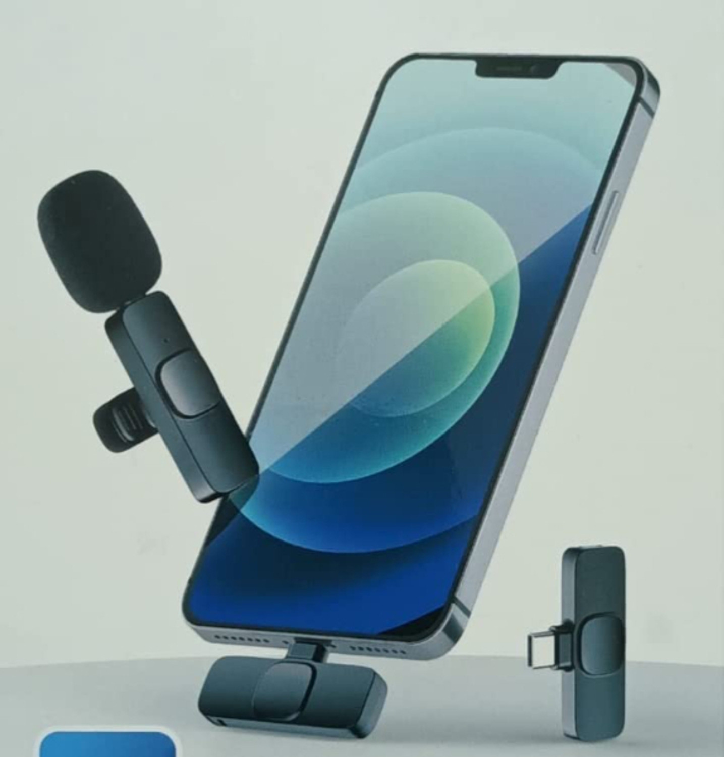 Image of YAROH 8v K8 Wireless Mic Set: Type-C & iPhone Compatible Livestream & Video Recording Microphone