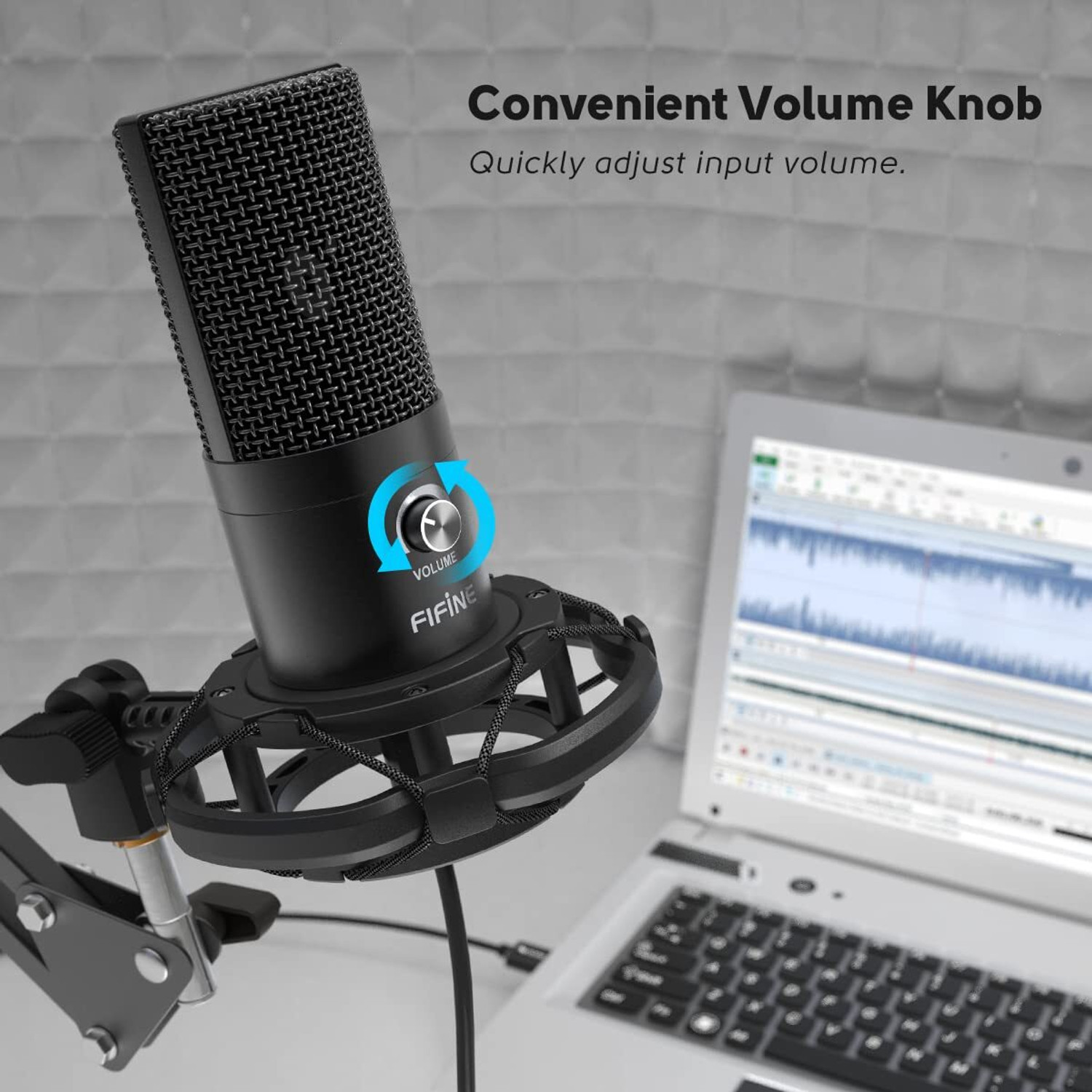 Image of Fifine T669 Condenser USB Microphone Kit Microphone