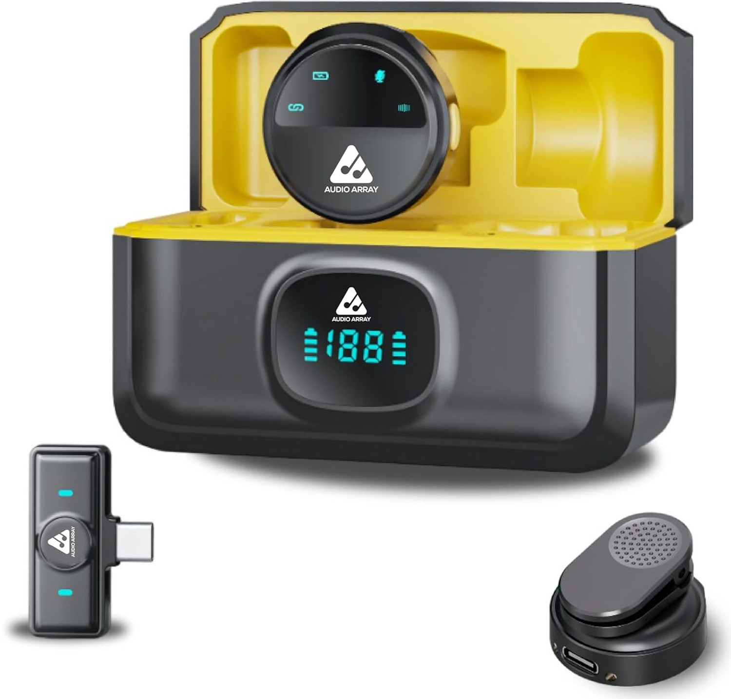 Image of Audio Array AM-W20 Magnetic Wireless Lapel Microphone Set Microphone