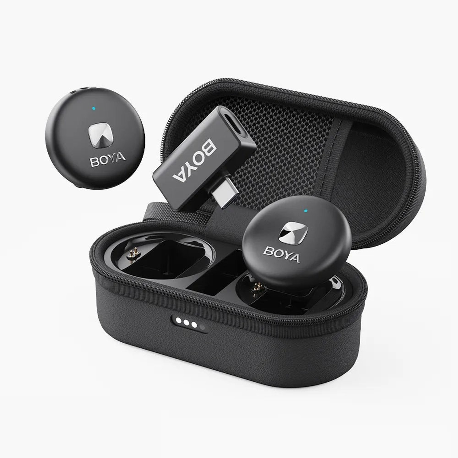 Image of BOYA Omic-U Wireless Microphone (TYPE-C) for Android & PC - Black Microphone