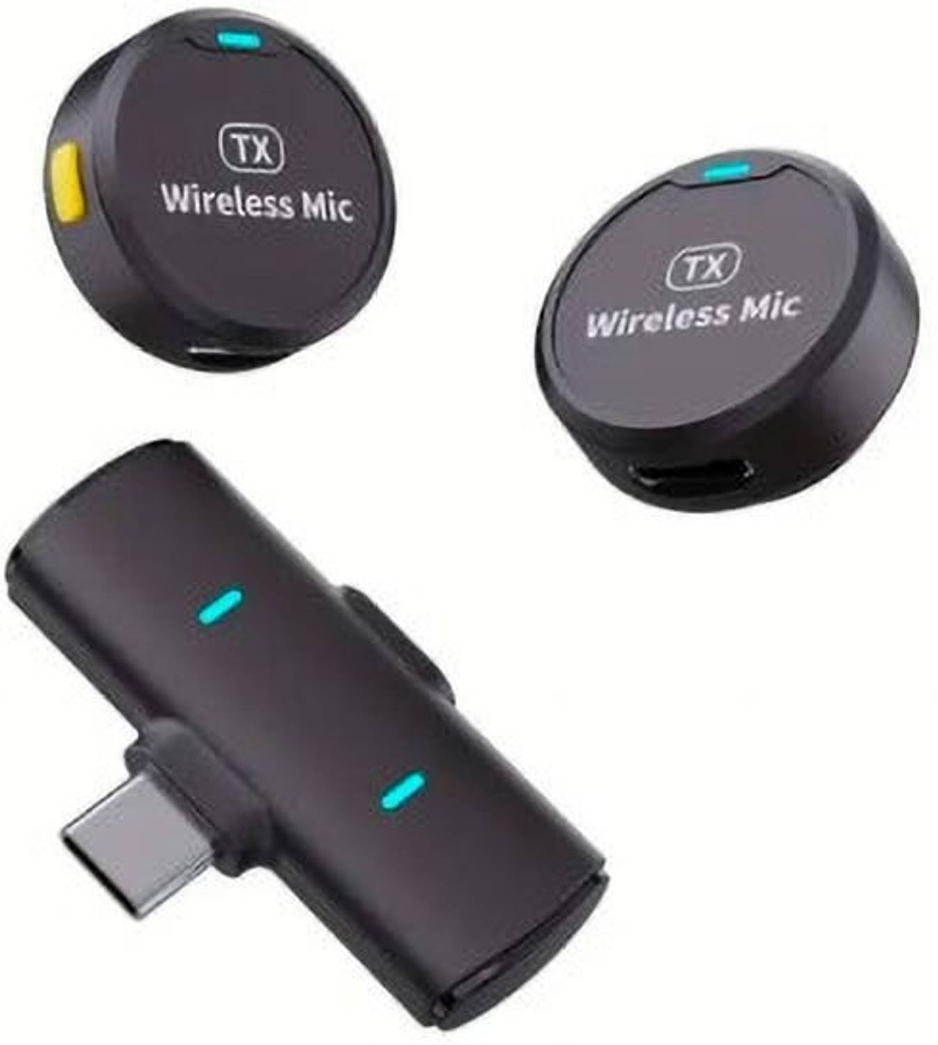 Smart Fitness Mini Magnetic Dual Wireless Mic