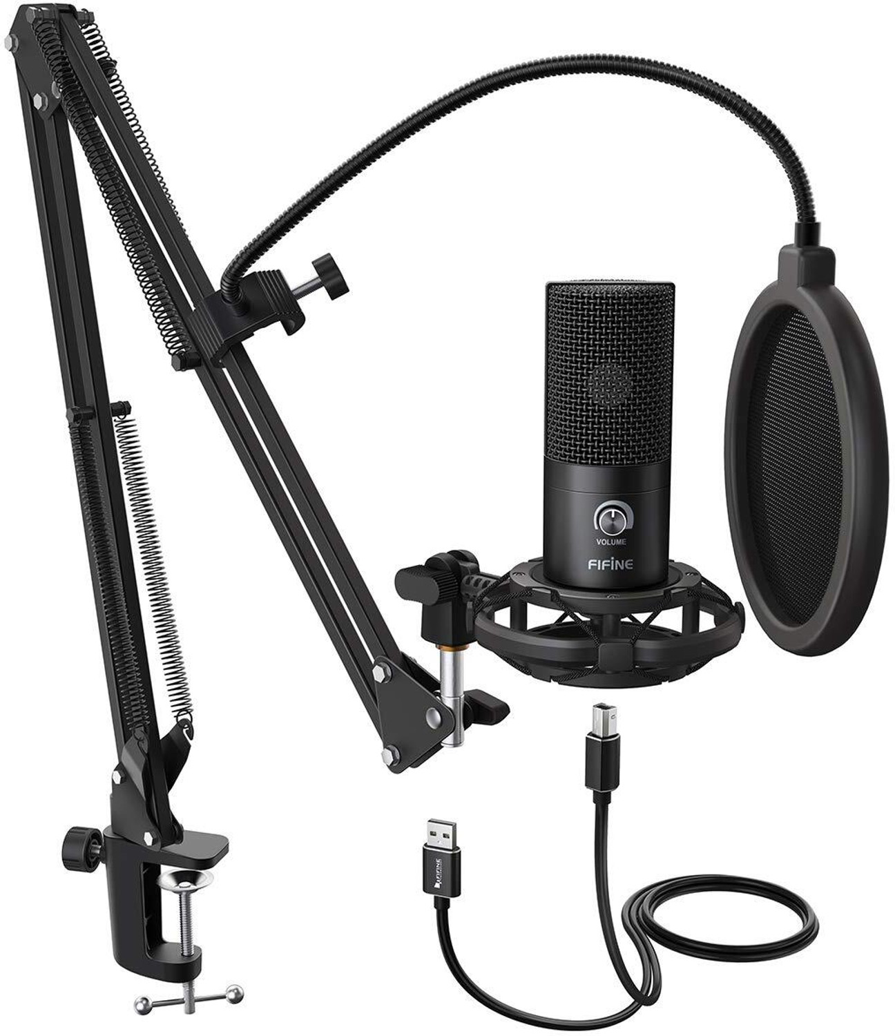 Image of Fifine T669 Condenser USB Microphone Kit Microphone