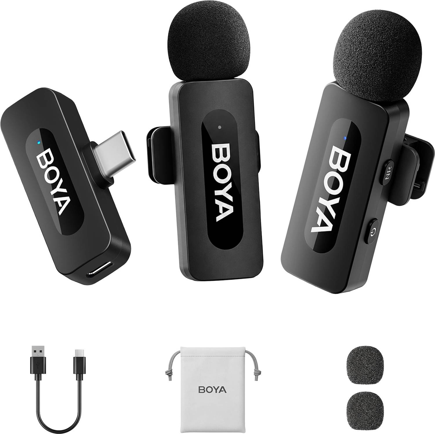 BOYA V-Series 2.4GHz Clip-On Wireless Mic - Image 1