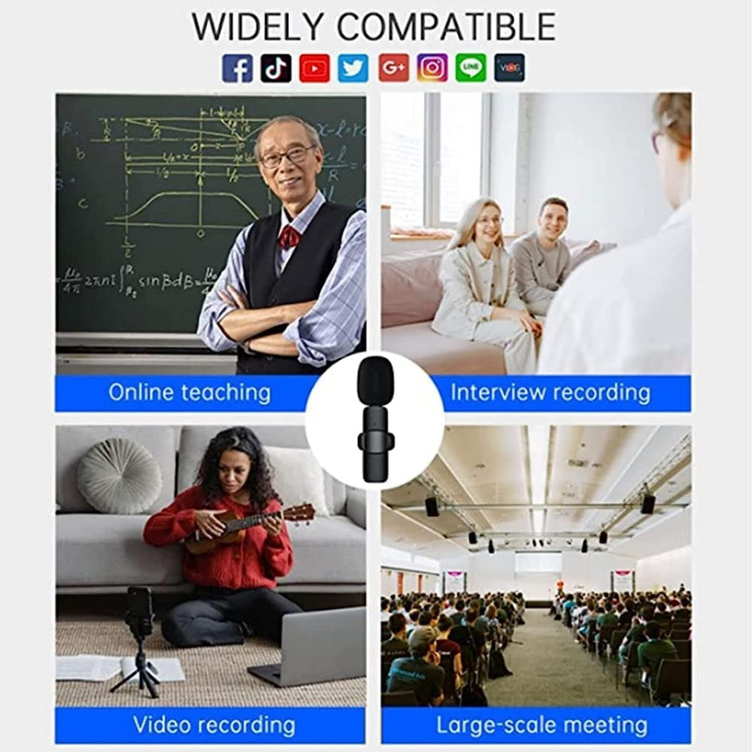 Image of MOBONE Mic for YouTube K8: Livestream & Record Anywhere with Type-C Compatibility Microphone