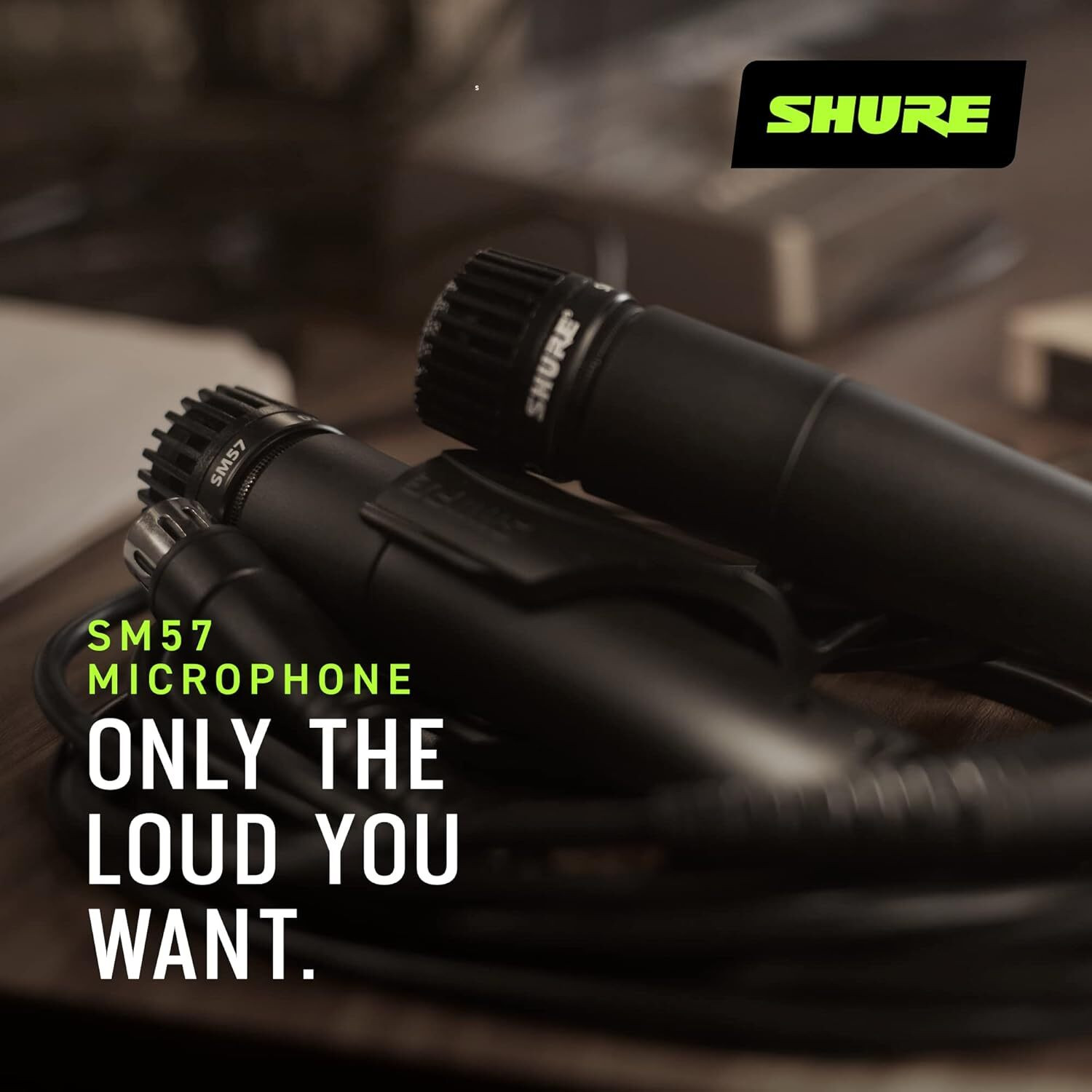 Image of Shure SM57-LC Cardioid Dynamic Microphone Microphone
