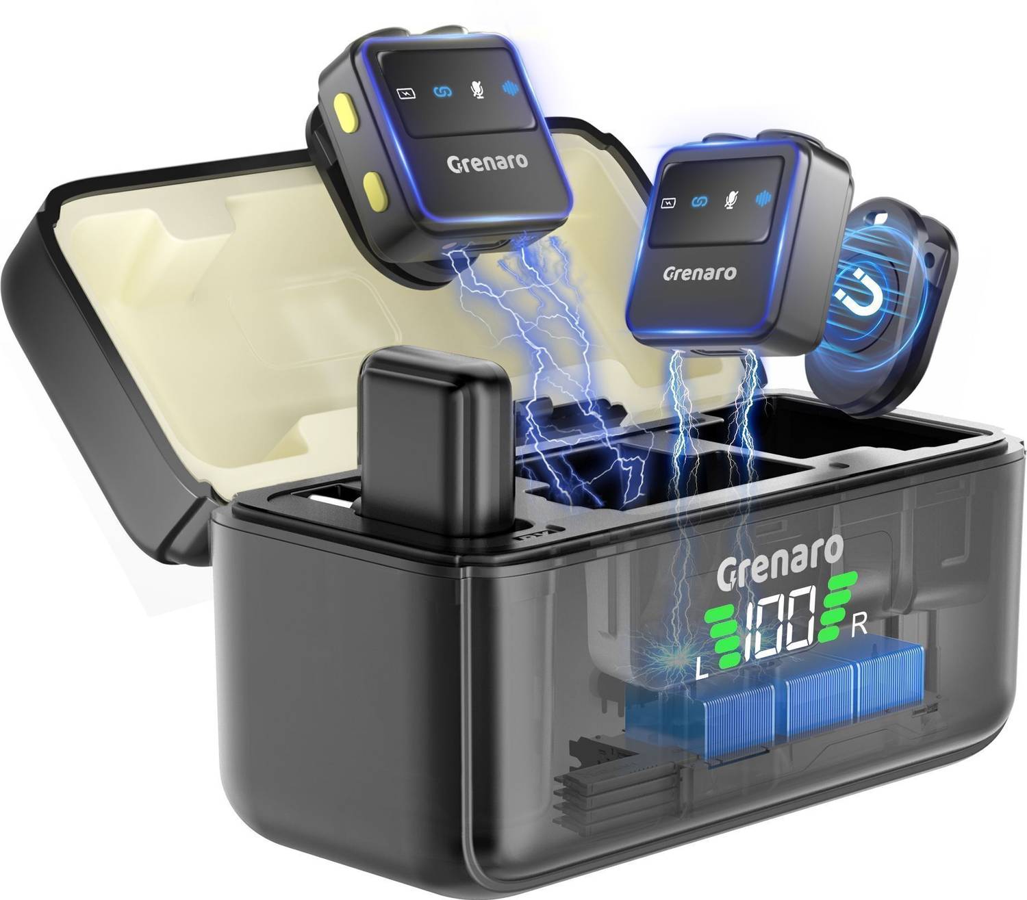 Grenaro P10 Wireless Mic for YouTube - Image 1