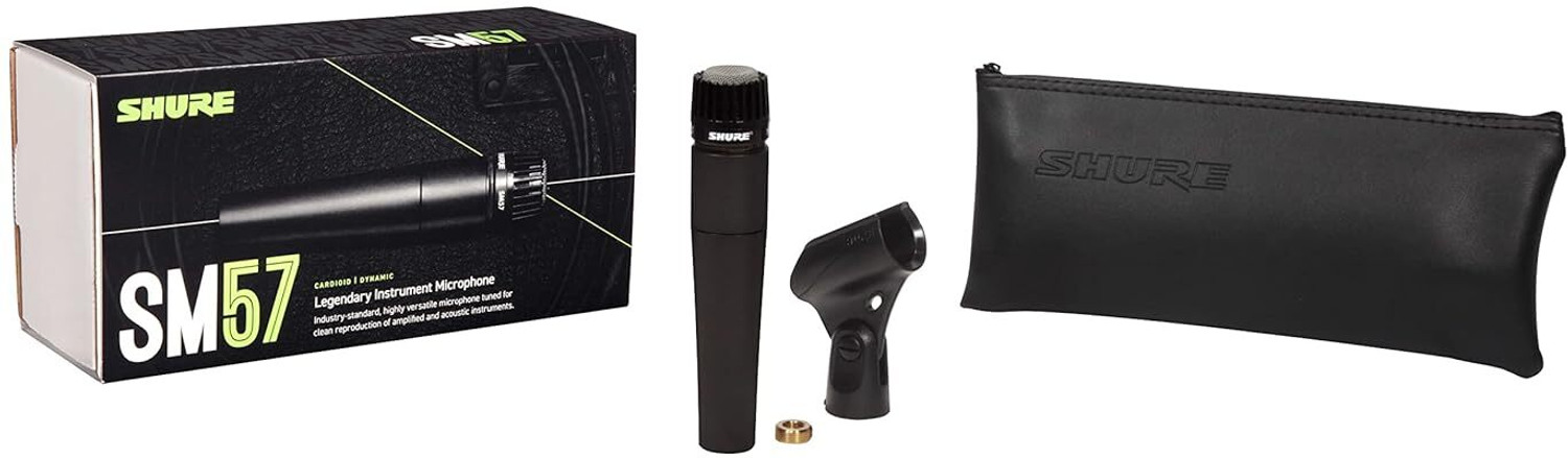 Image of Shure SM57-LC Cardioid Dynamic Microphone Microphone