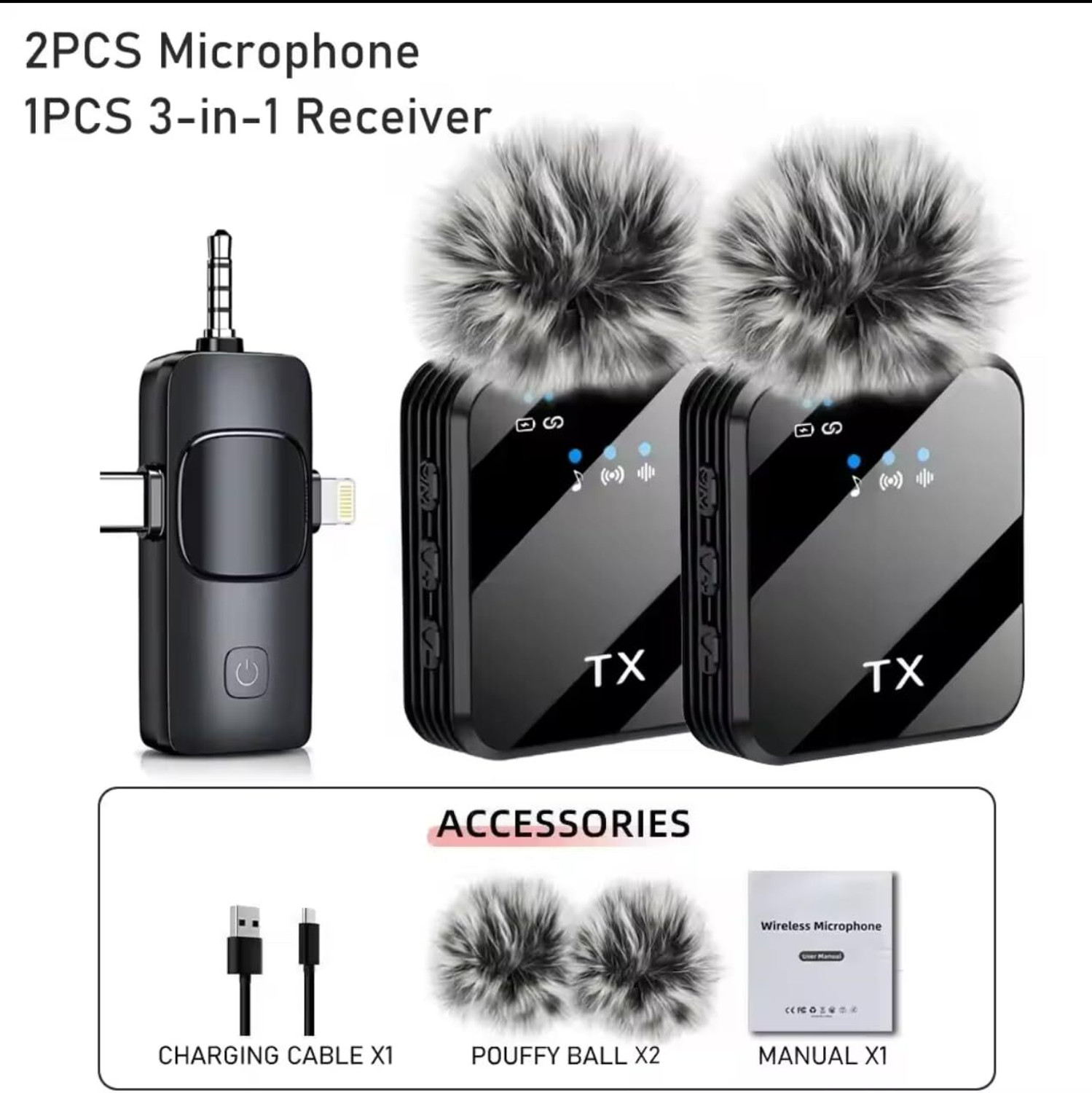 Image of otoobest F-11 Mic Pair of 2 Microphone