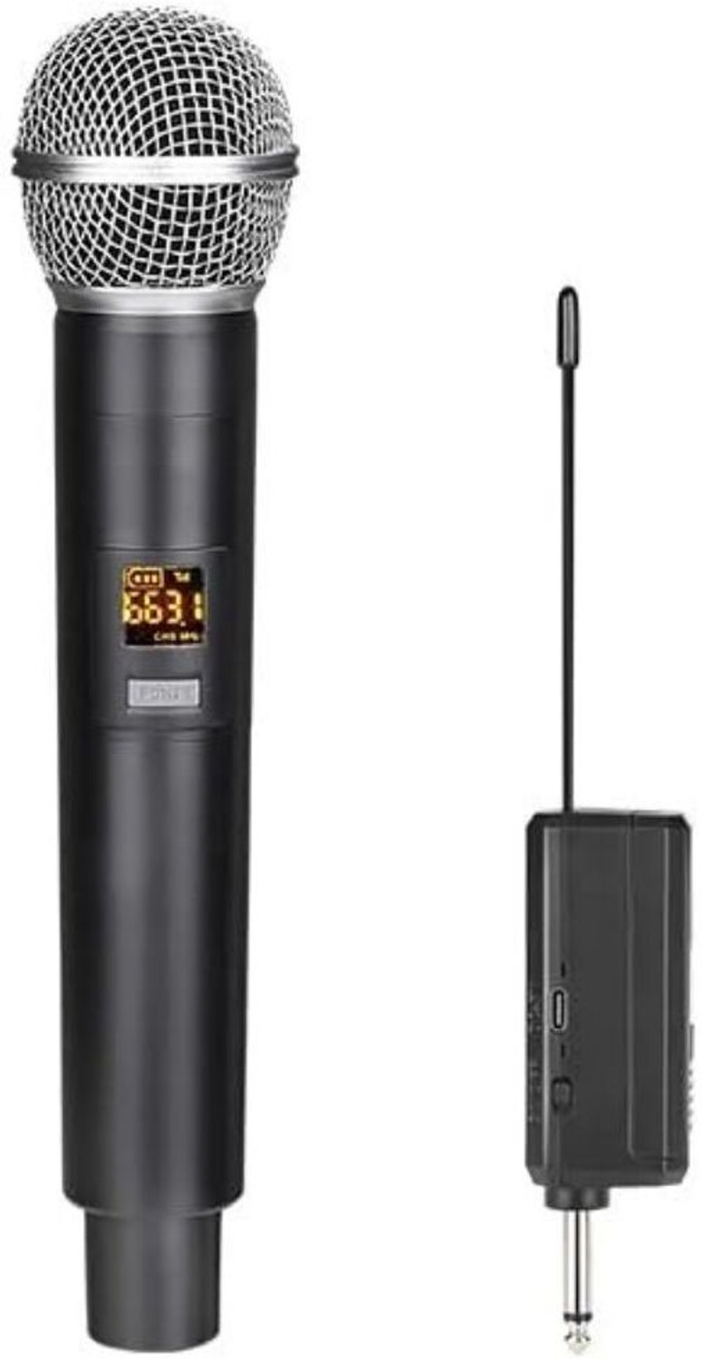 Image of Adiohub HY-07 Wireless Mic, Dynamic Microphone, Karaoke Handheld mic System 6.35mm Jack Microphone