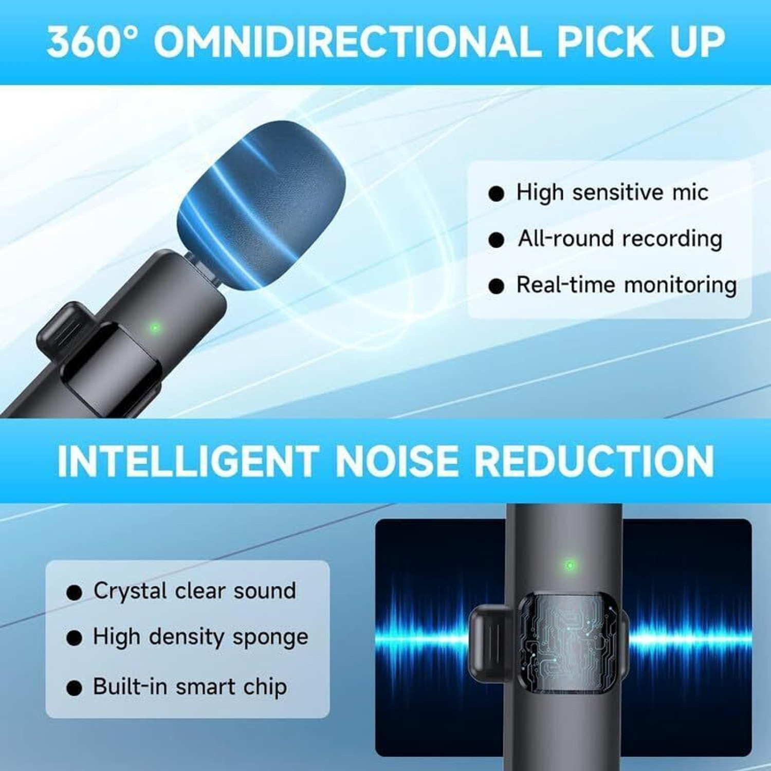 Image of MOBONE Mic for YouTube K8: Livestream & Record Anywhere with Type-C Compatibility Microphone