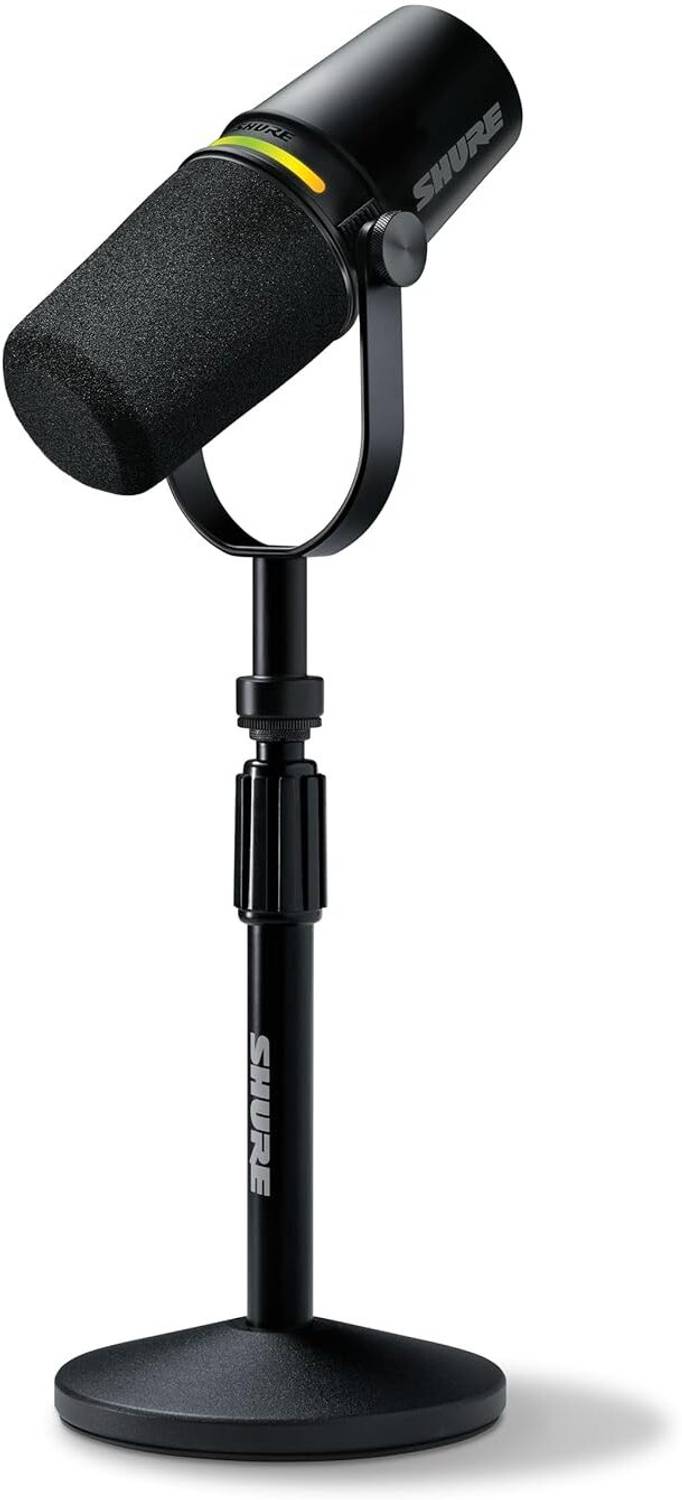 【ほぼ未使用】SHURE MV7 PODCAST KIT マイク ユーチューバー Shure MV7+Podcast Microphone with Stand,Podcasting, Streaming