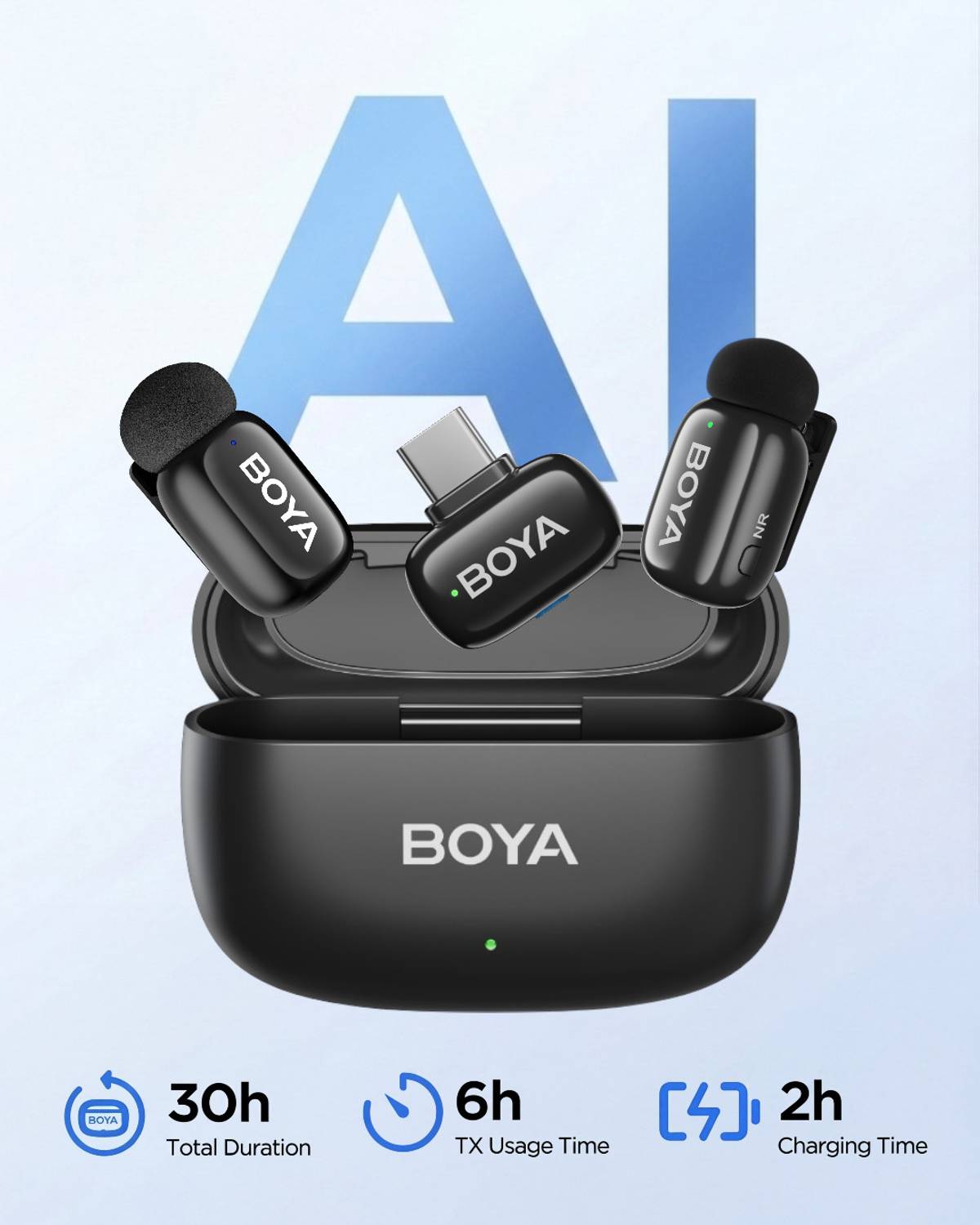 BOYA Mini 2 Wireless Microphone - Image 1