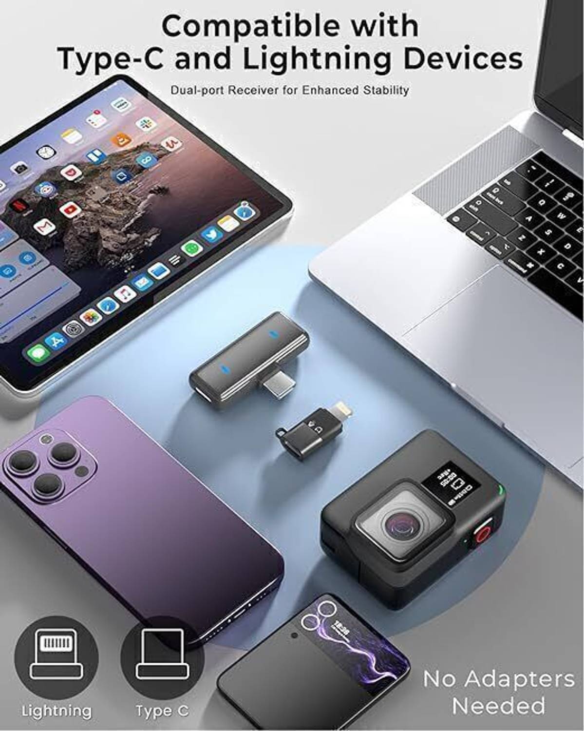 Grenaro P10 Wireless Mic with Magnetic Clip - Image 5