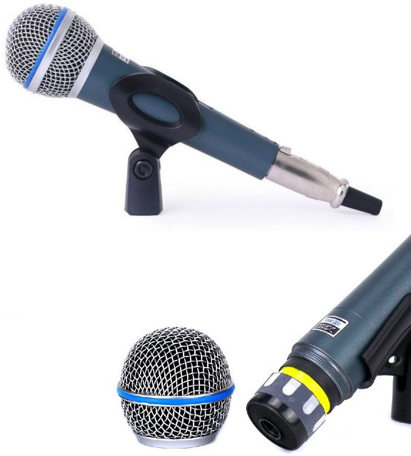 Divinext Karaoke Mic with 3.5MM Connector and XLR Cable BT58A