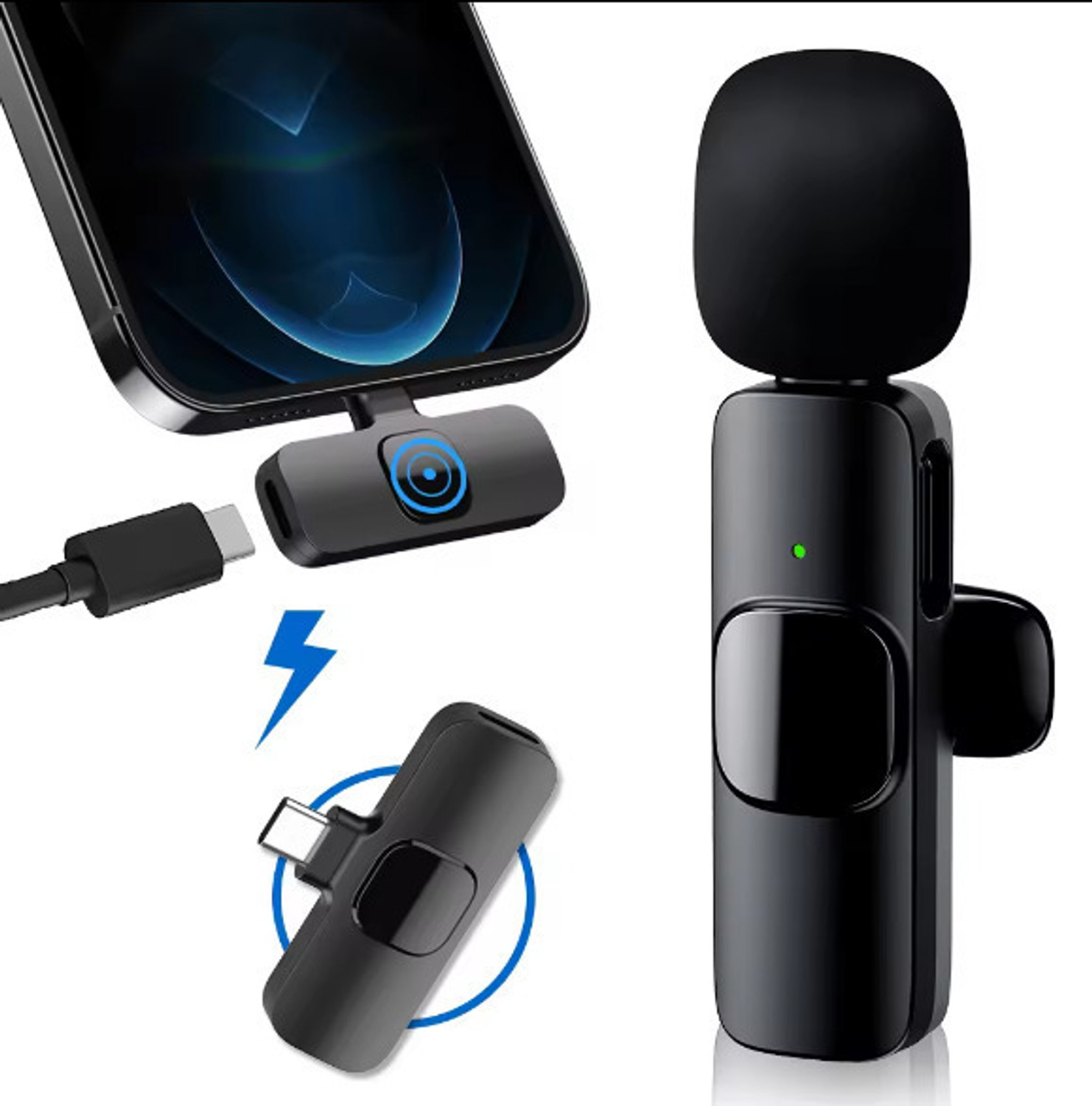 Image of MOBONE Mic for YouTube K8: Livestream & Record Anywhere with Type-C Compatibility Microphone