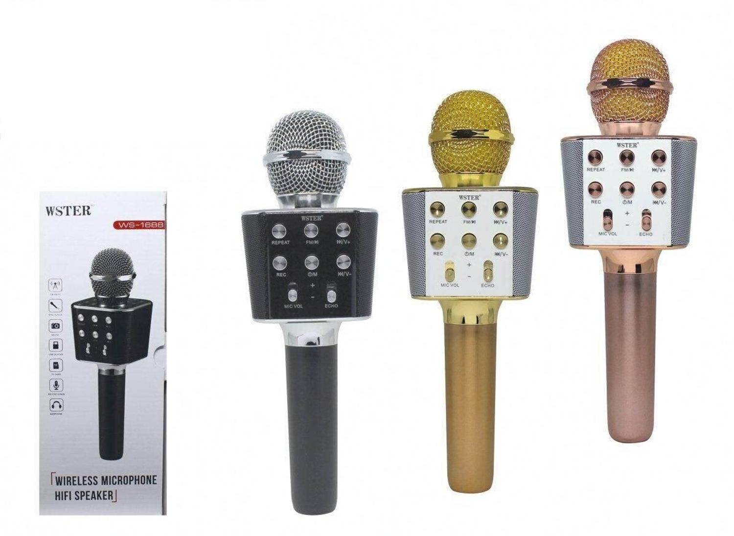 Microphone Karaoké Vintage Optimus Avec Effet écho - Modèle 33-3016 - Neuf Ouvert (jamais Utilisé)