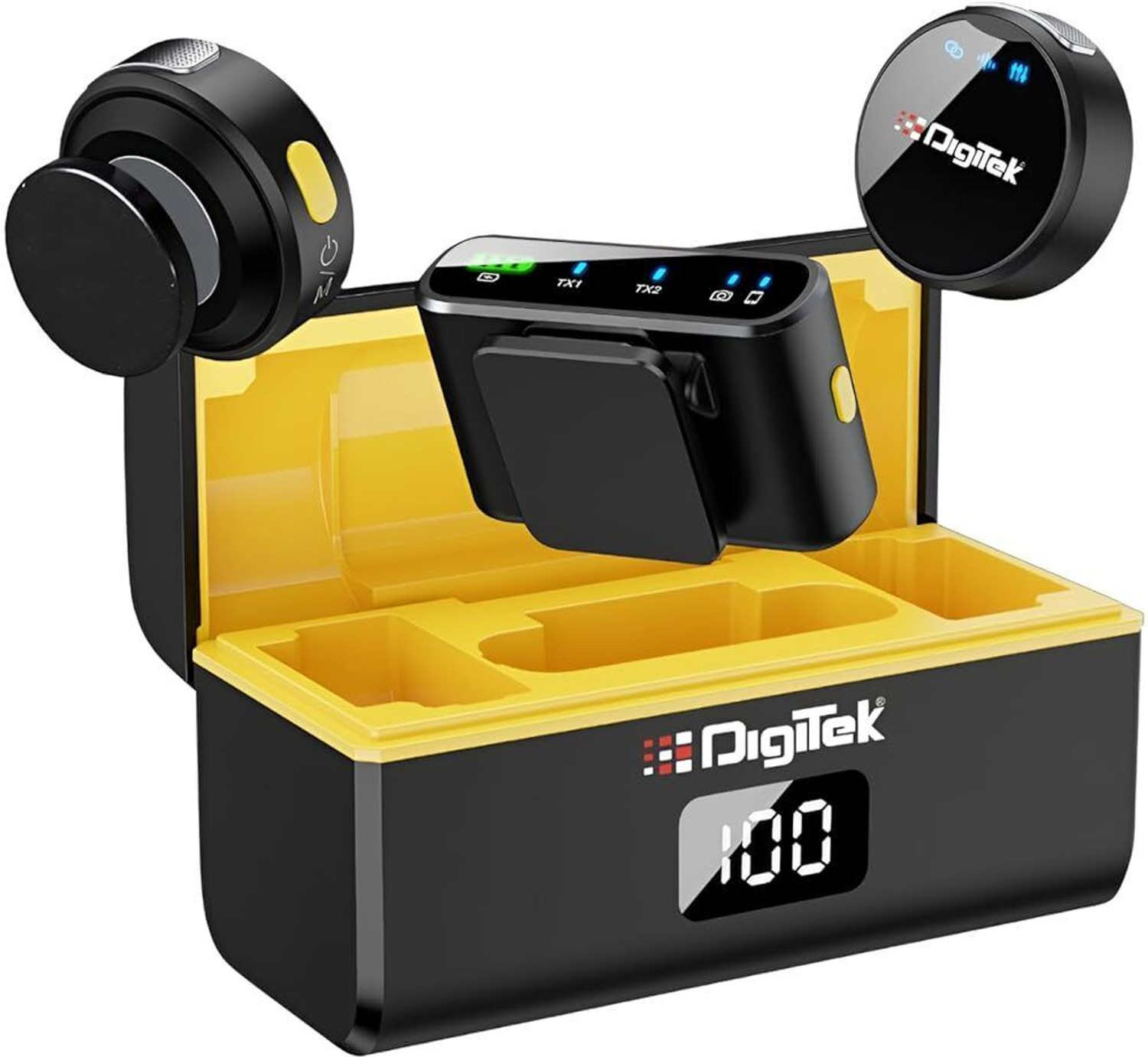 Image of DIGITEK DWM-116 2-in-1 Wireless Microphone Microphone