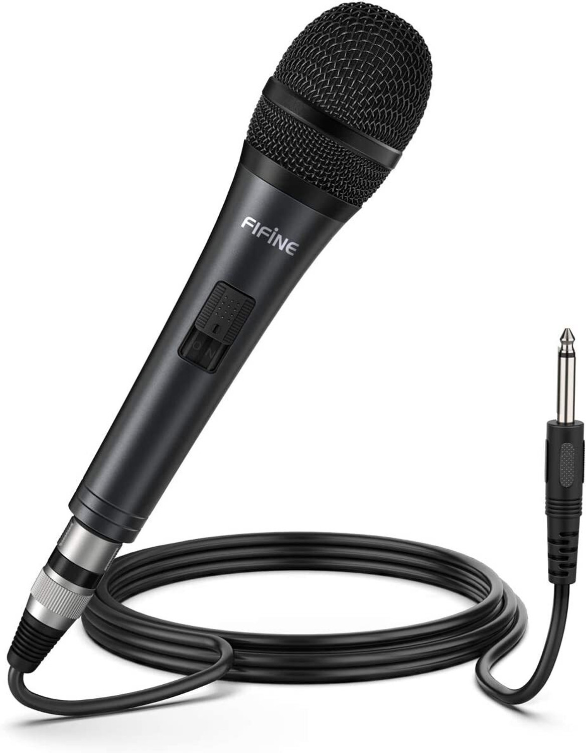 Image of FIFINE K6 -Wired Handheld Karaoke Micr for Speaker with On /Off Switch & Detachable Cable