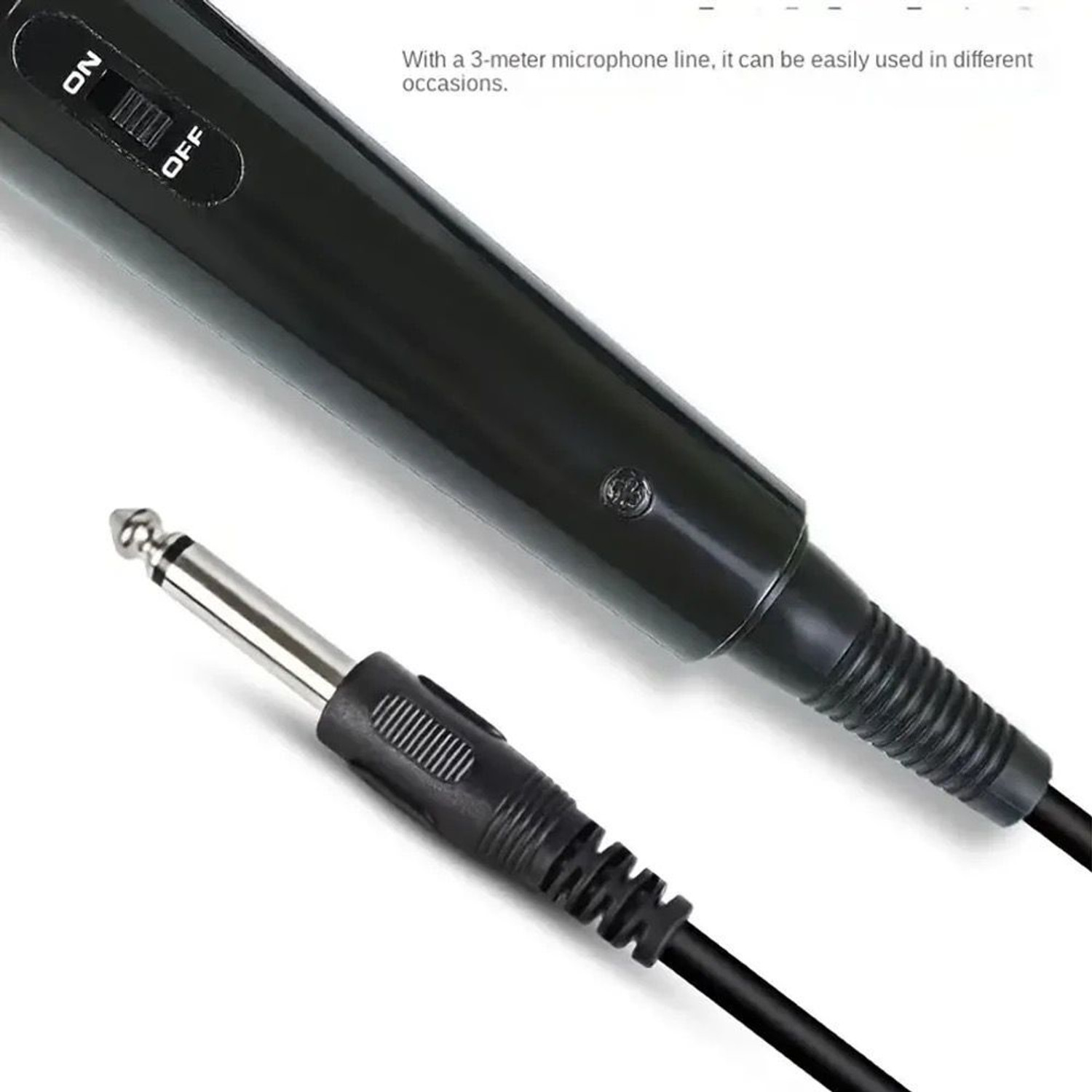Image of Hybite HY-56 Dynamic Karaoke Wired Mike For Solo Vocals & Karaoke Singing, Speech Etc Microphone