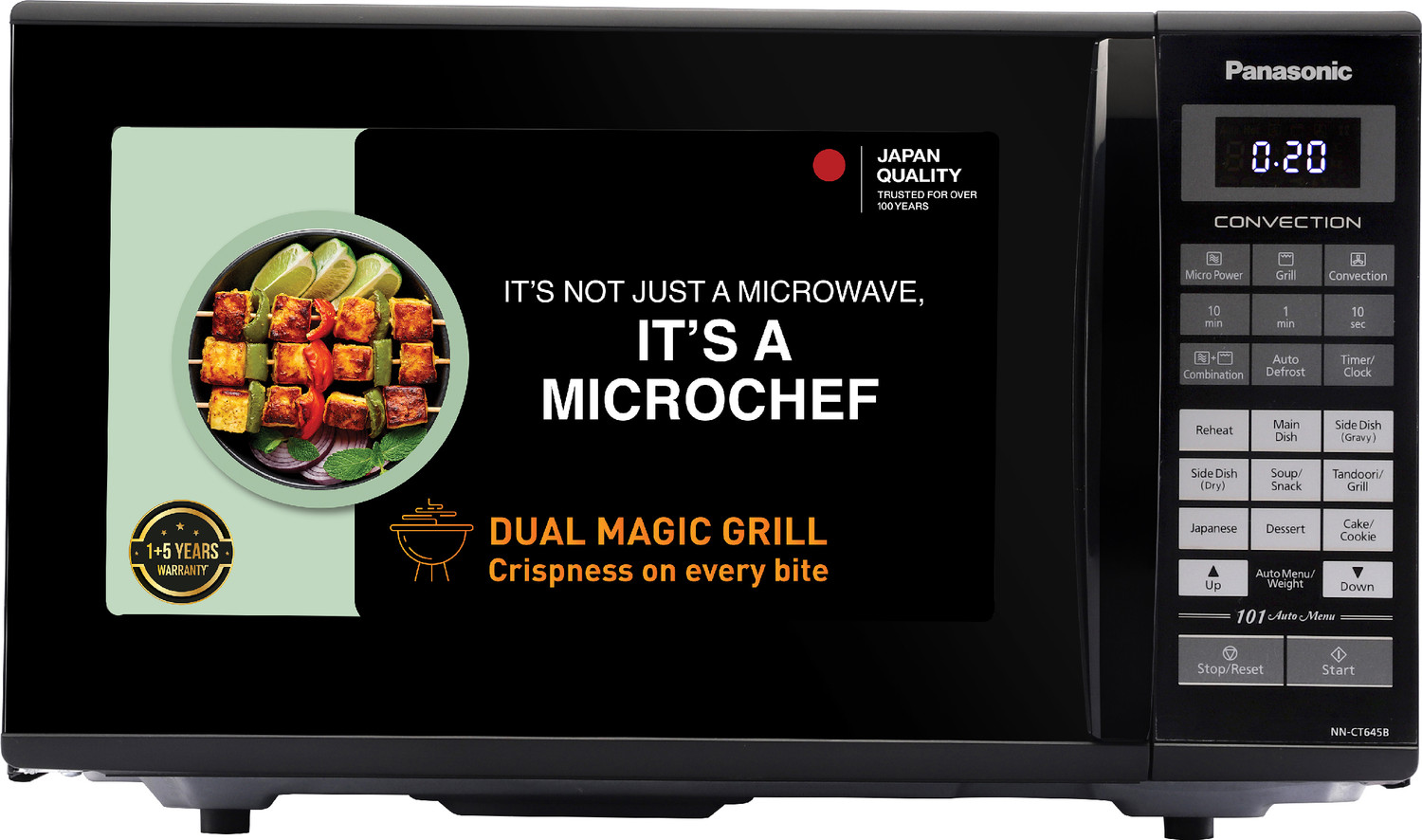 Panasonic 27 L Convection Microwave Oven at ₹13,900 (21% Off) – Flipkart