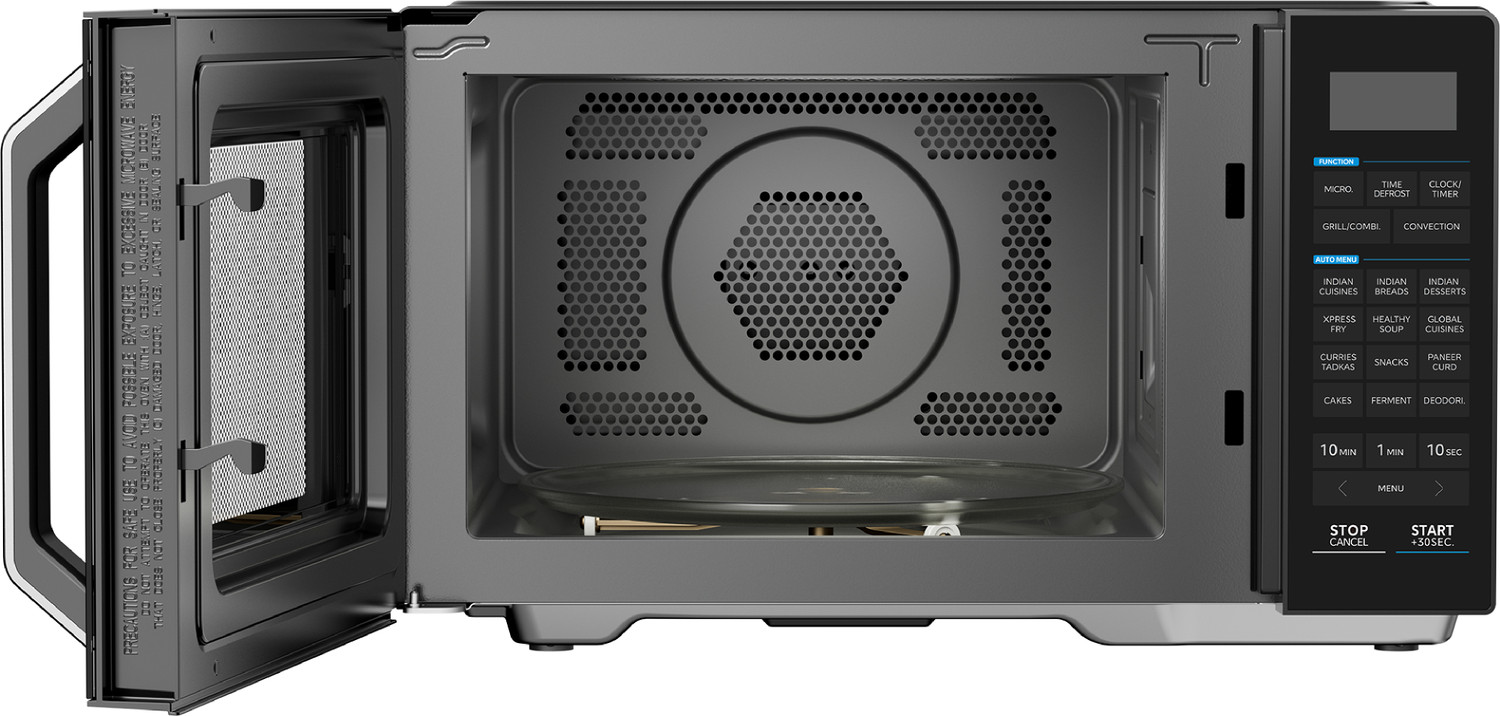 Image of Midea 28 L with Air fry, Grill, 326 Auto Cook Menu, 900W Microwave Power, Defrost, Multi-Stage Cooking, Stainless Steel Cavity Convection Microwave Oven
