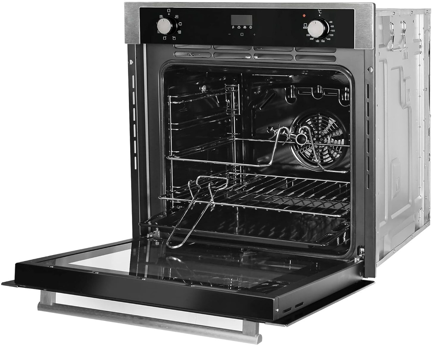 Image of FABER 80-Litre LED Display, FBIO 80L 8F Oven Toaster Grill OTG 80 L Built in Oven with 8 Functions Light, Grill & Convection, Black