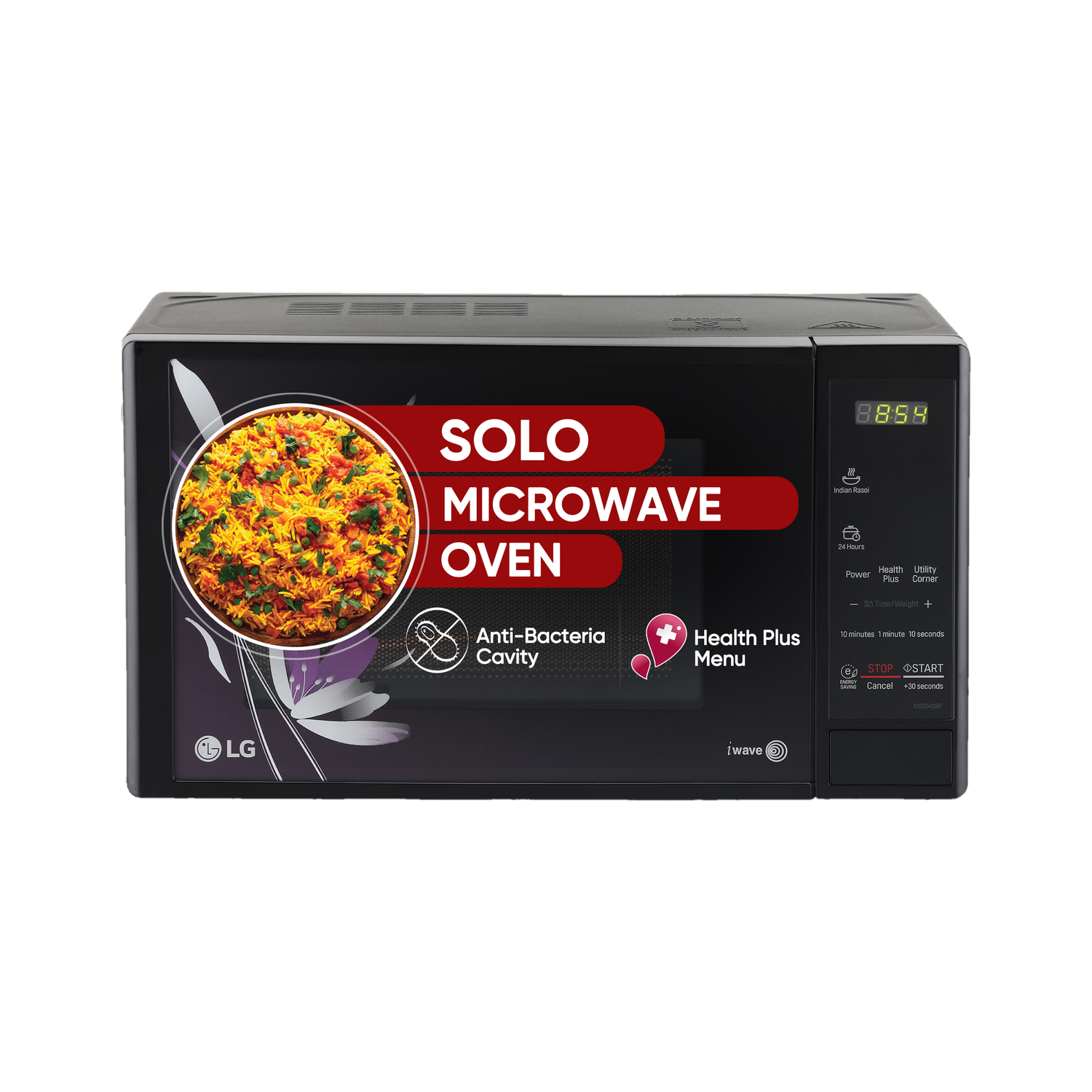 LG 20 L with i-wave Technology, Health plus, Indian cuisine Solo Microwave Oven