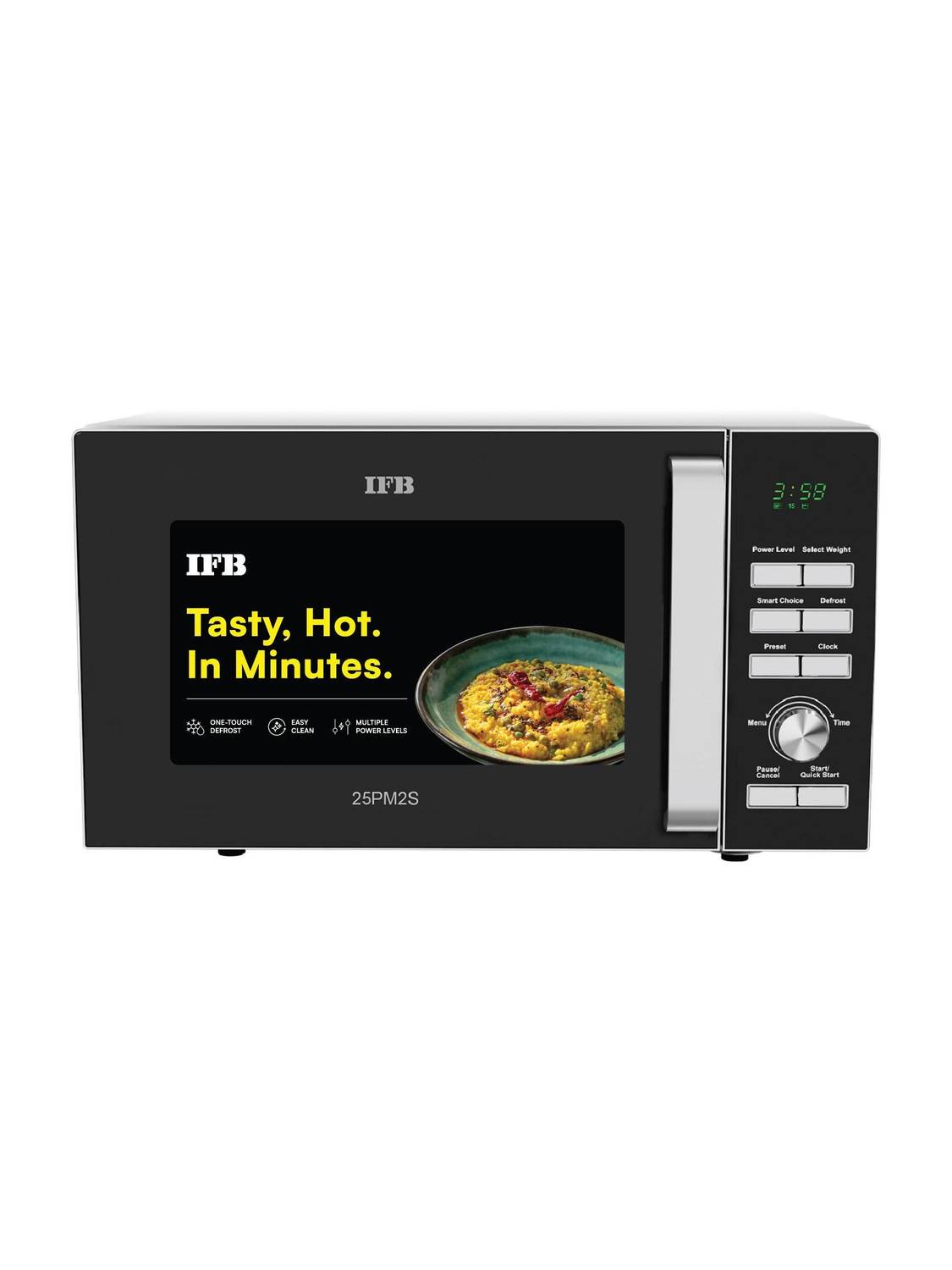 IFB 25 L 61 Auto Cook Menus, 5 Power Levels, Mug Recipes, Quick Reheat, Auto Defrost, Child Safety Lock, Solo Microwave Oven
