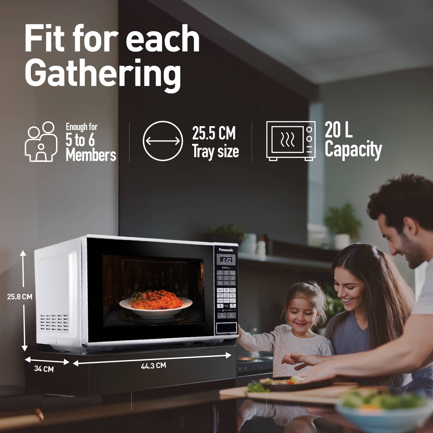 Flipkart.com | Panasonic 20 L Grill Microwave Oven - Grill