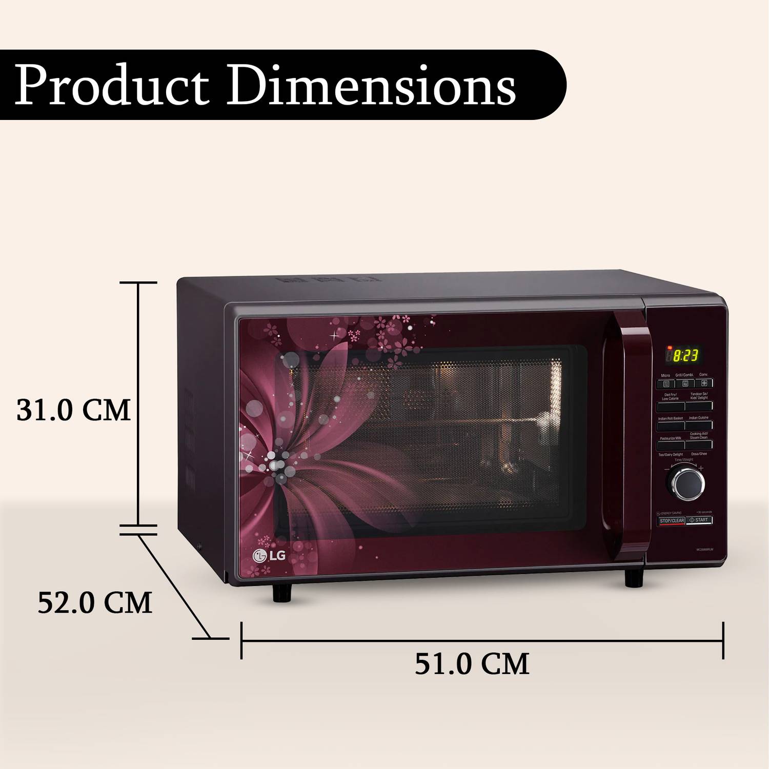 LG 28L Convection Microwave Oven - Image 5