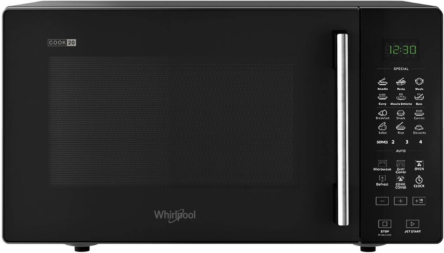 Whirlpool 20 L Convection Microwave Oven (Magicook Pro 22CE Black