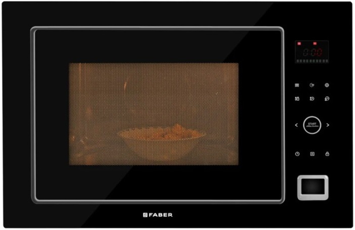 Image of FABER 32 L Built-in Microwave Oven, Grill,Convection, Defrost, 10 Auto Menus, Speedy & Multi-Stage & Combination Cooking, Child Lock, Digital Timer, Energy Efficient Convection & Grill Microwave Oven