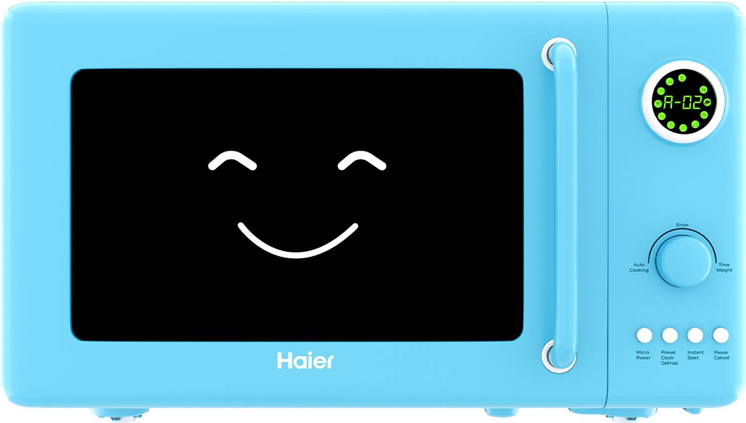Haier 20 L Solo Microwave Oven (HIL20V1MBPD, Blue, Black)