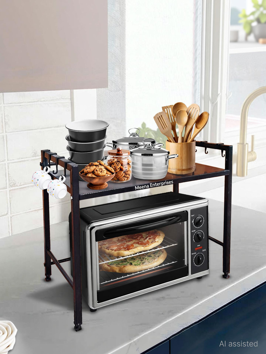 Image of MEENA ENTERPRISES Stand Microwave Wall Mount