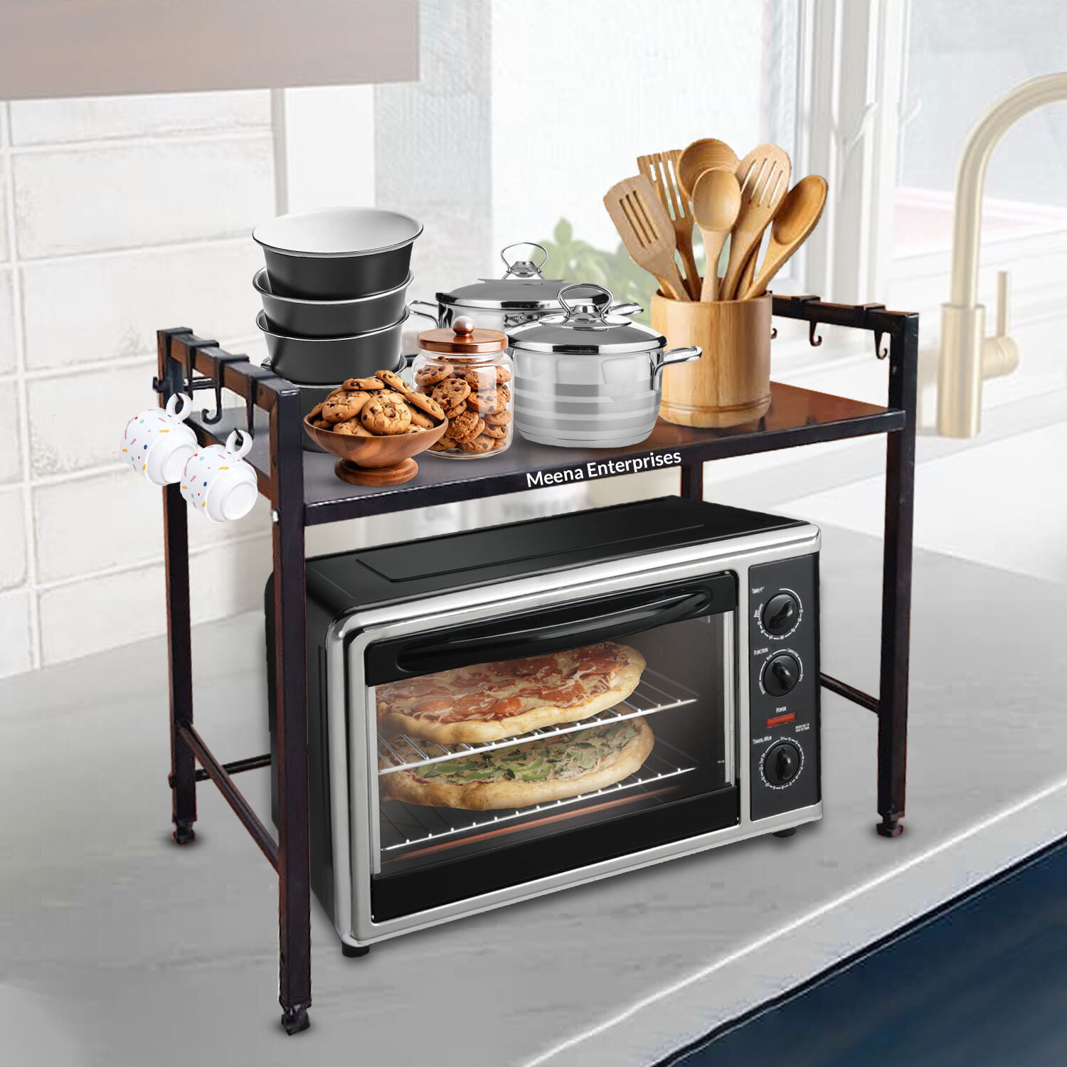 Image of MEENA ENTERPRISES Stand Microwave Wall Mount