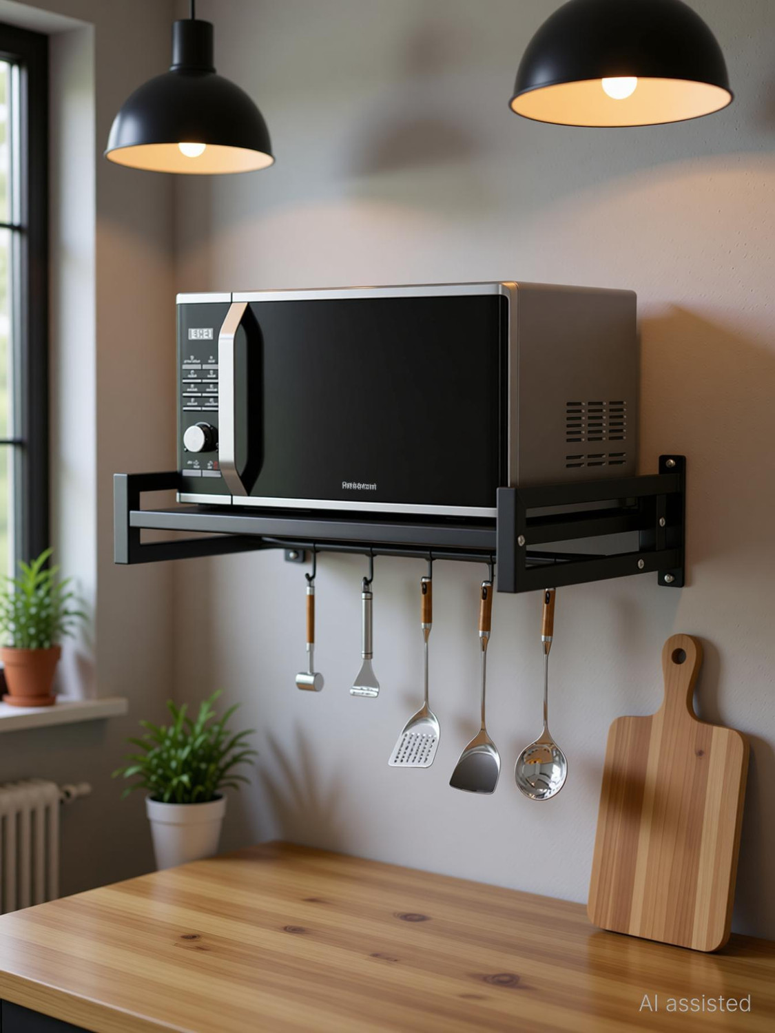 Image of Pratecom Shelf Microwave Wall Mount