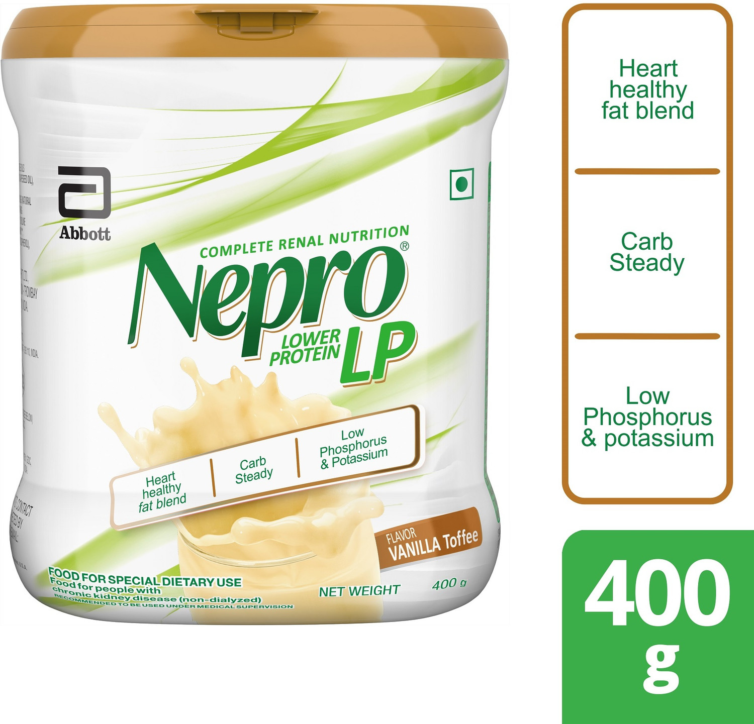 Image of Nepro LP Lower Protein Nutritional Drink Vanilla Toffee