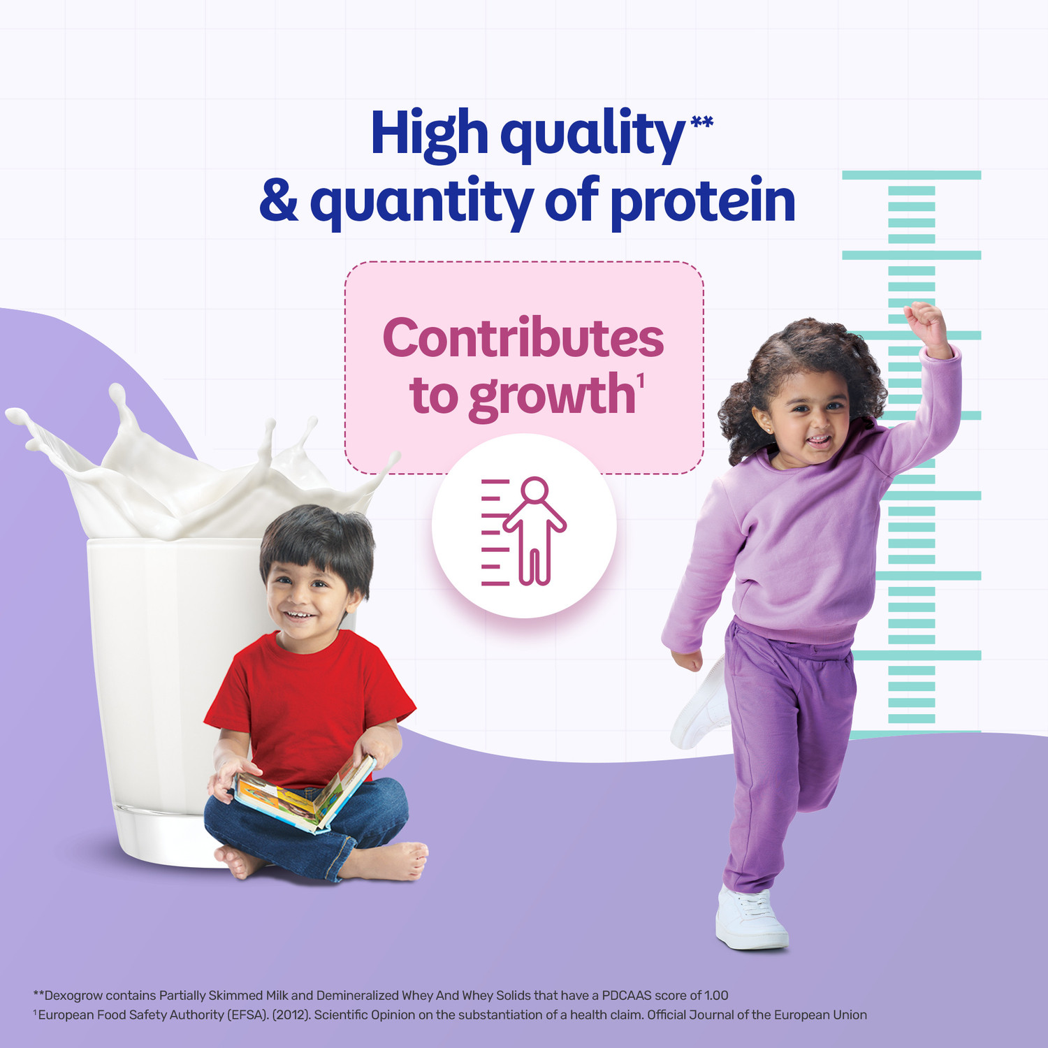 Image of DexoGrow Nutritious Milk Drink for 2-6 year Old Kids