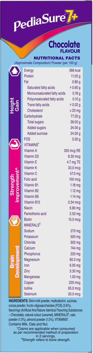 Image of Pediasure 7+ Nutrition Drink Chocolate
