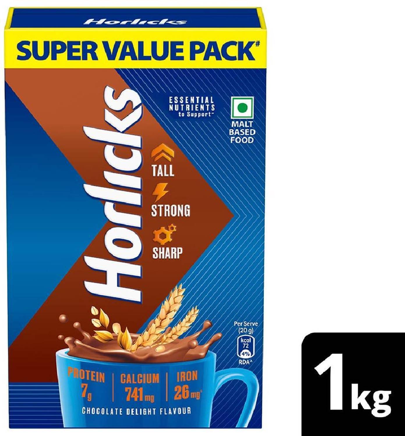 HORLICKS Chocolate Delight Flavor(1 kg)