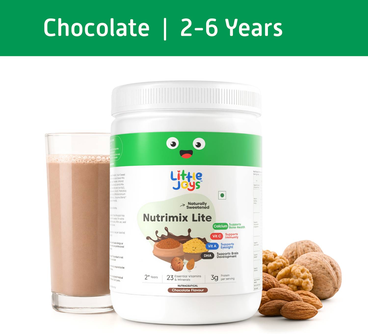 Little Joys Nutrimix Lite, Chocolate, 2-6 years - Image 1