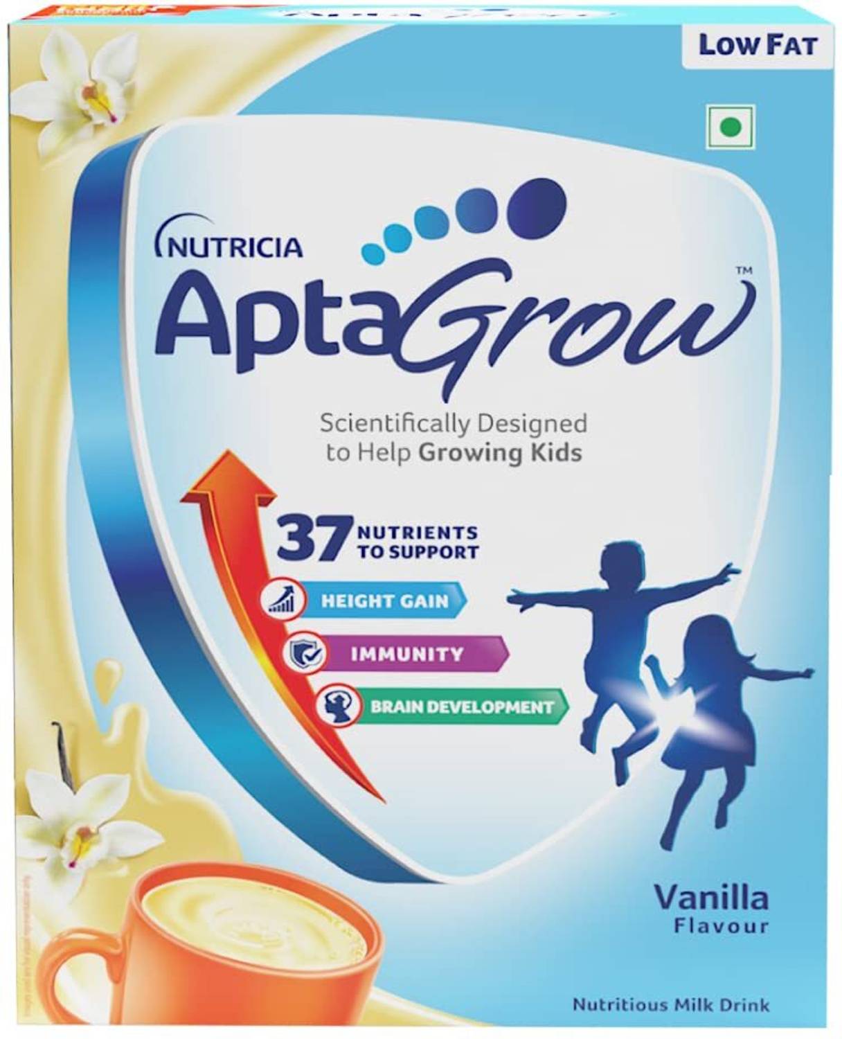 AptaGrow Nutritious & Tasty Milk Drink Powder for Kids Vanilla (4