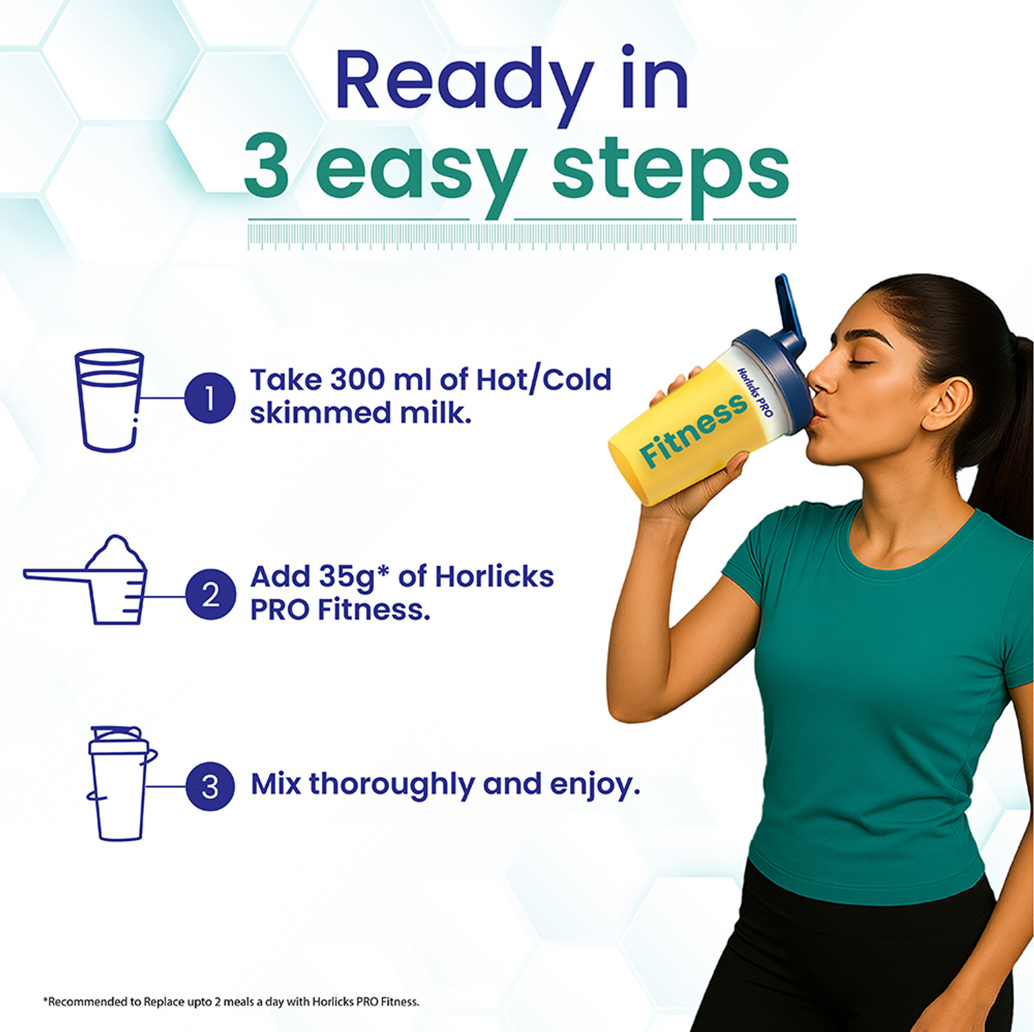 Image of Horlicks PRO Fitness Mango, Meal Replacement for Weight Loss