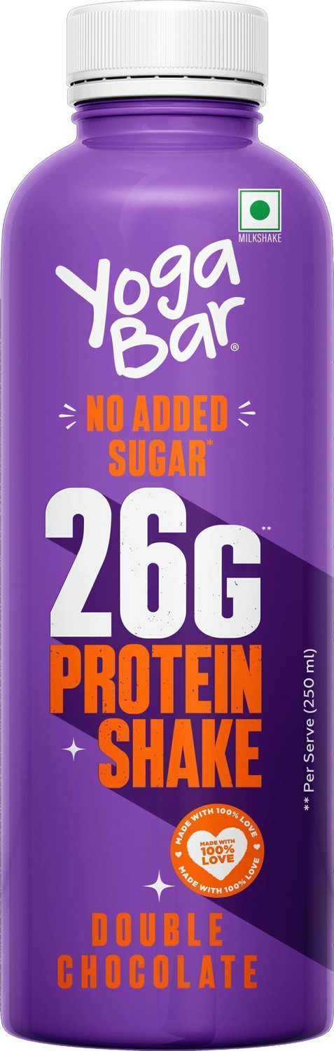 Image of Yogabar 26g Protein Shakes Double Chocolate and Cold Coffee