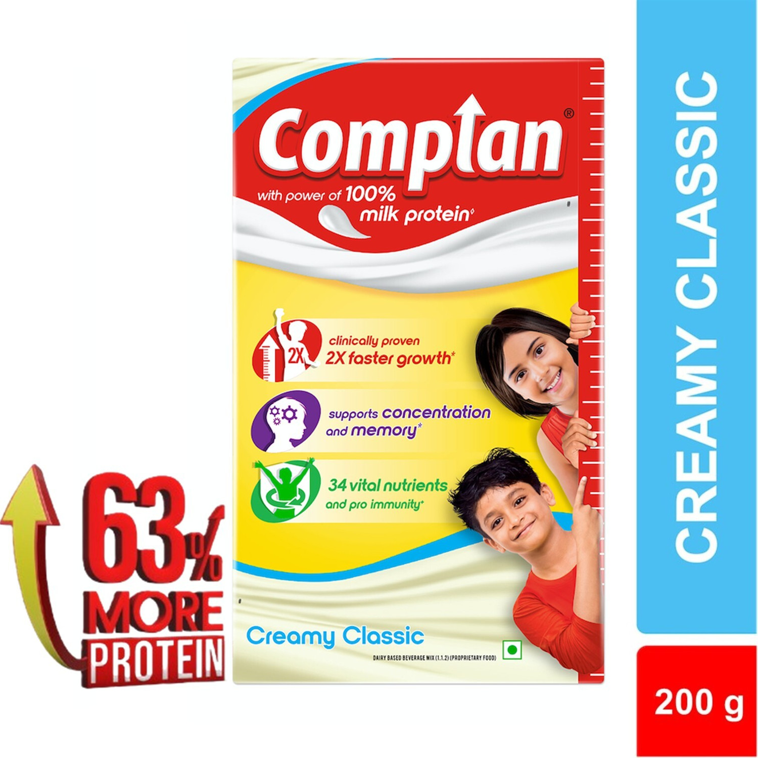 Complan Commandos COMPLAN Nutrition Powder Drink for the Children, Creamy Classic Flavour ...