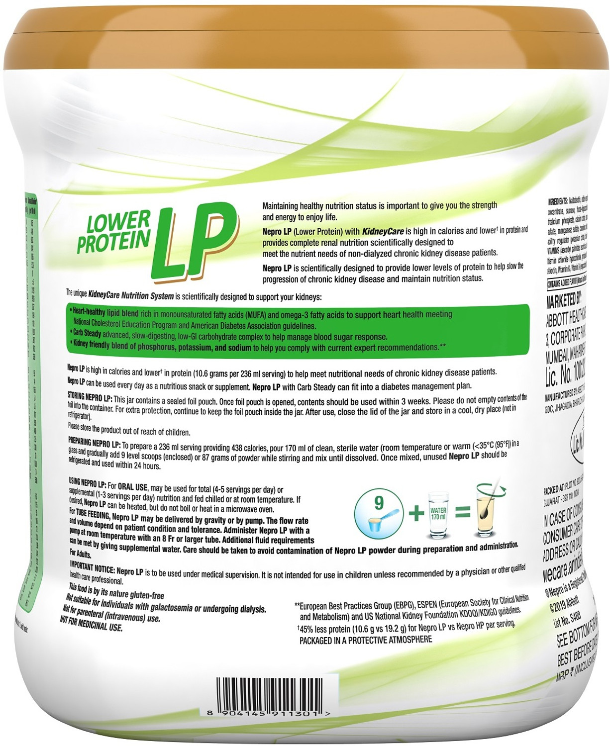Image of Nepro LP Lower Protein Nutritional Drink Vanilla Toffee