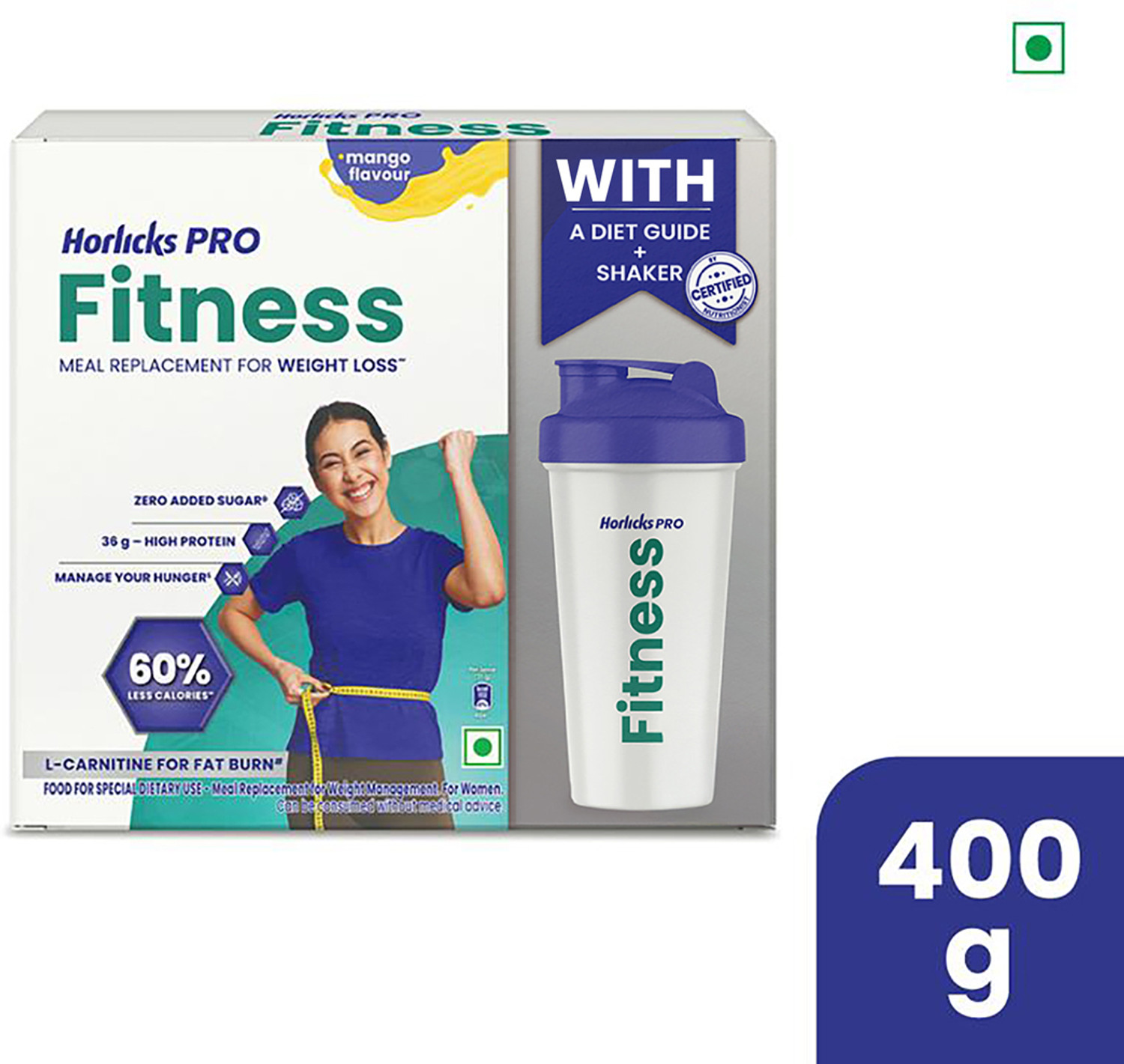 Image of Horlicks PRO Fitness Mango, Meal Replacement for Weight Loss