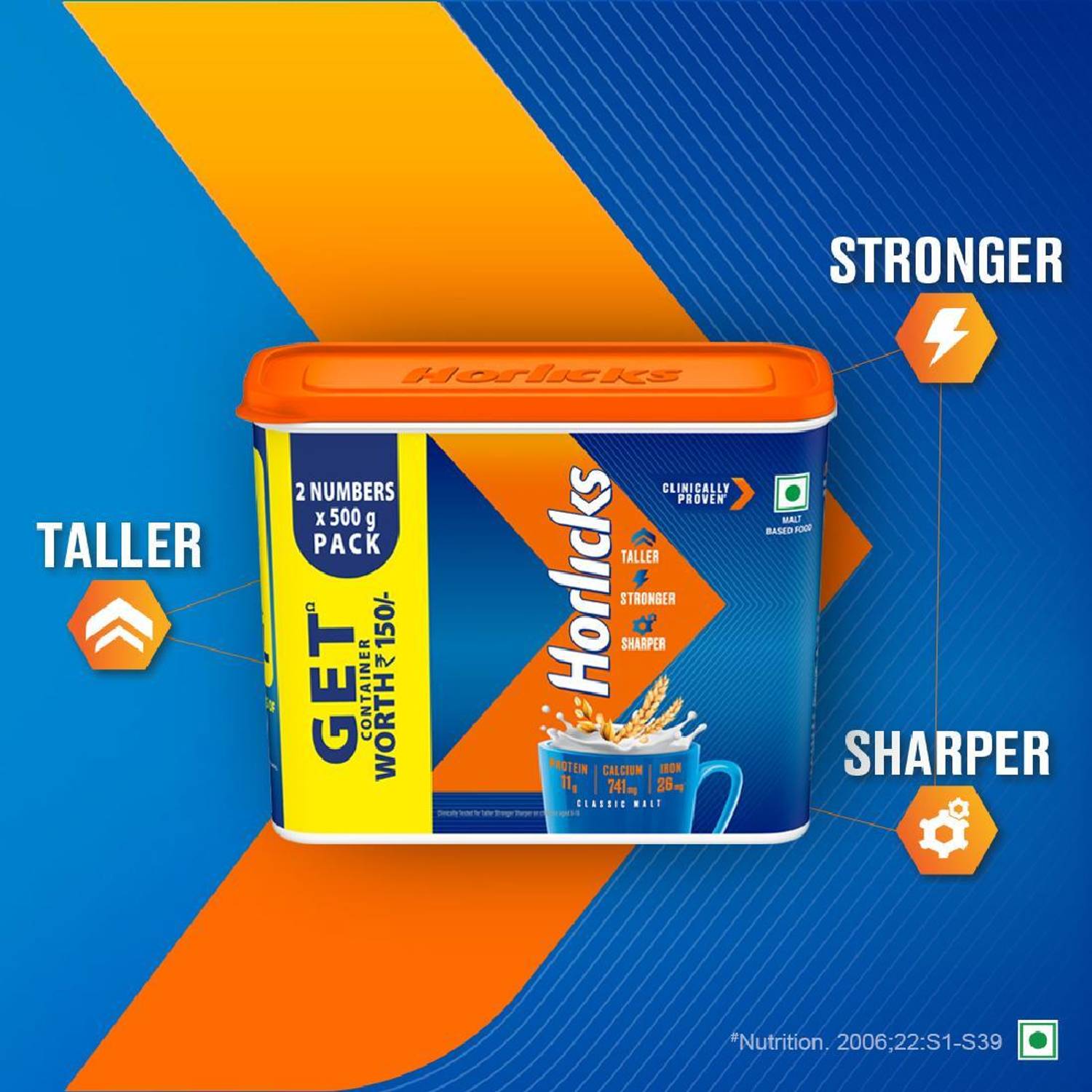 Horlicks Nutrition Drink 400g - Image 2
