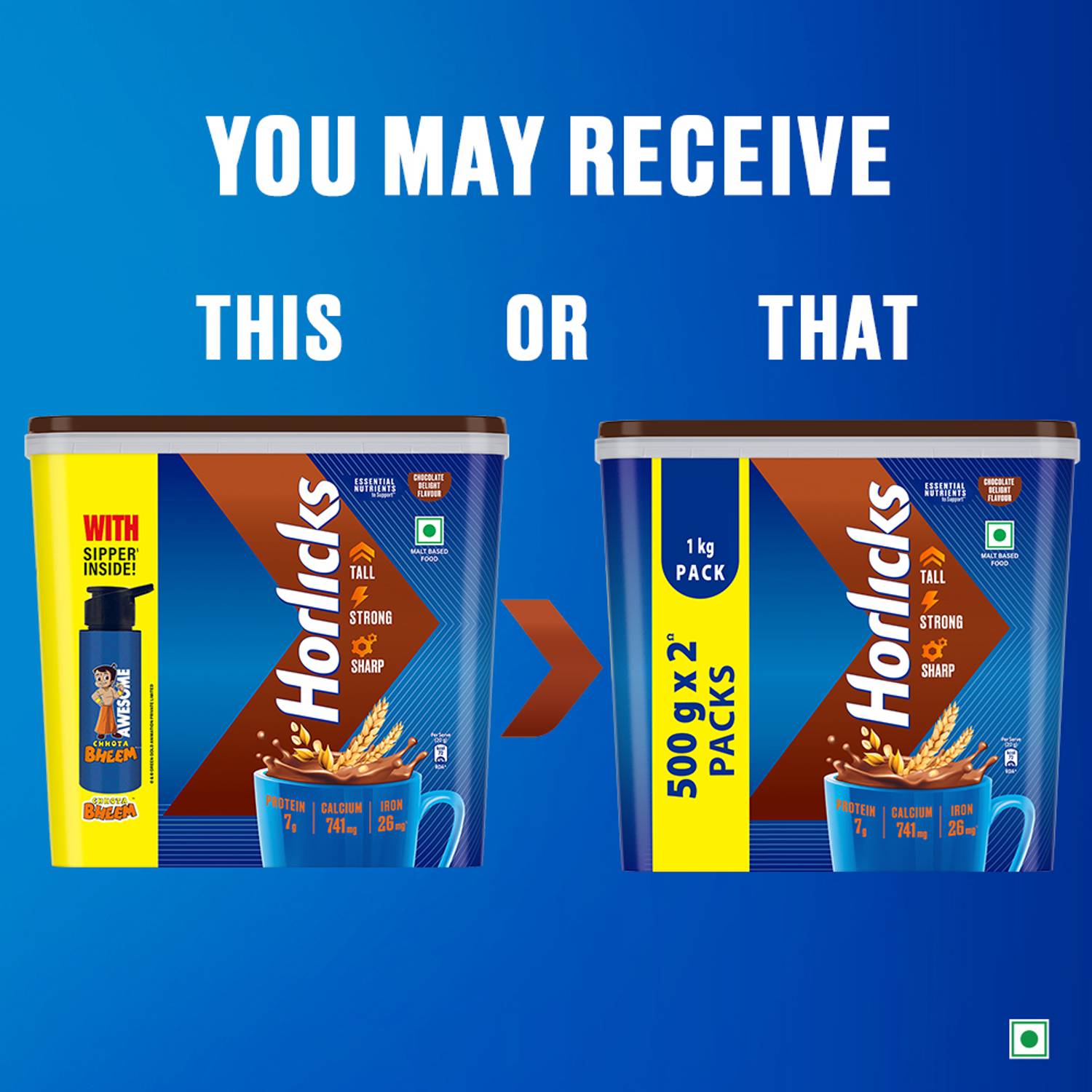 HORLICKS Health & Nutrition Drink Chocolate 1 kg - Image 2