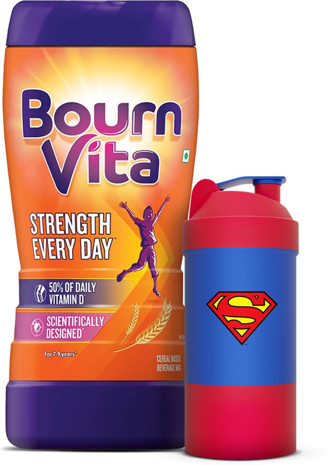 BOURNVITA Chocolate Nutrition Drink Jar with Sipper (1 kg)